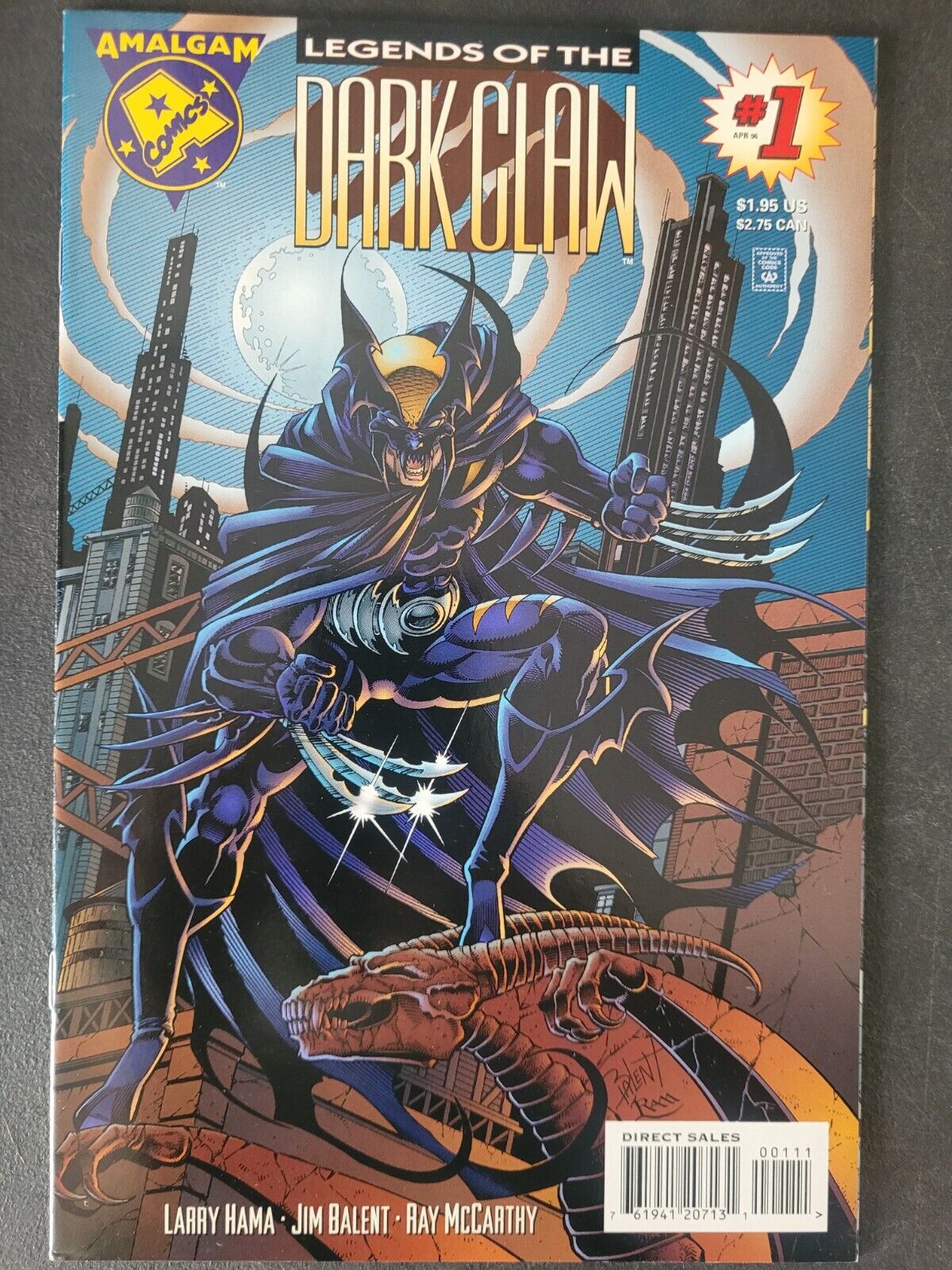 LEGENDS OF THE DARK CLAW #1 (1996) DC MARVEL AMALGAM COMICS WOLVERINE BATMAN