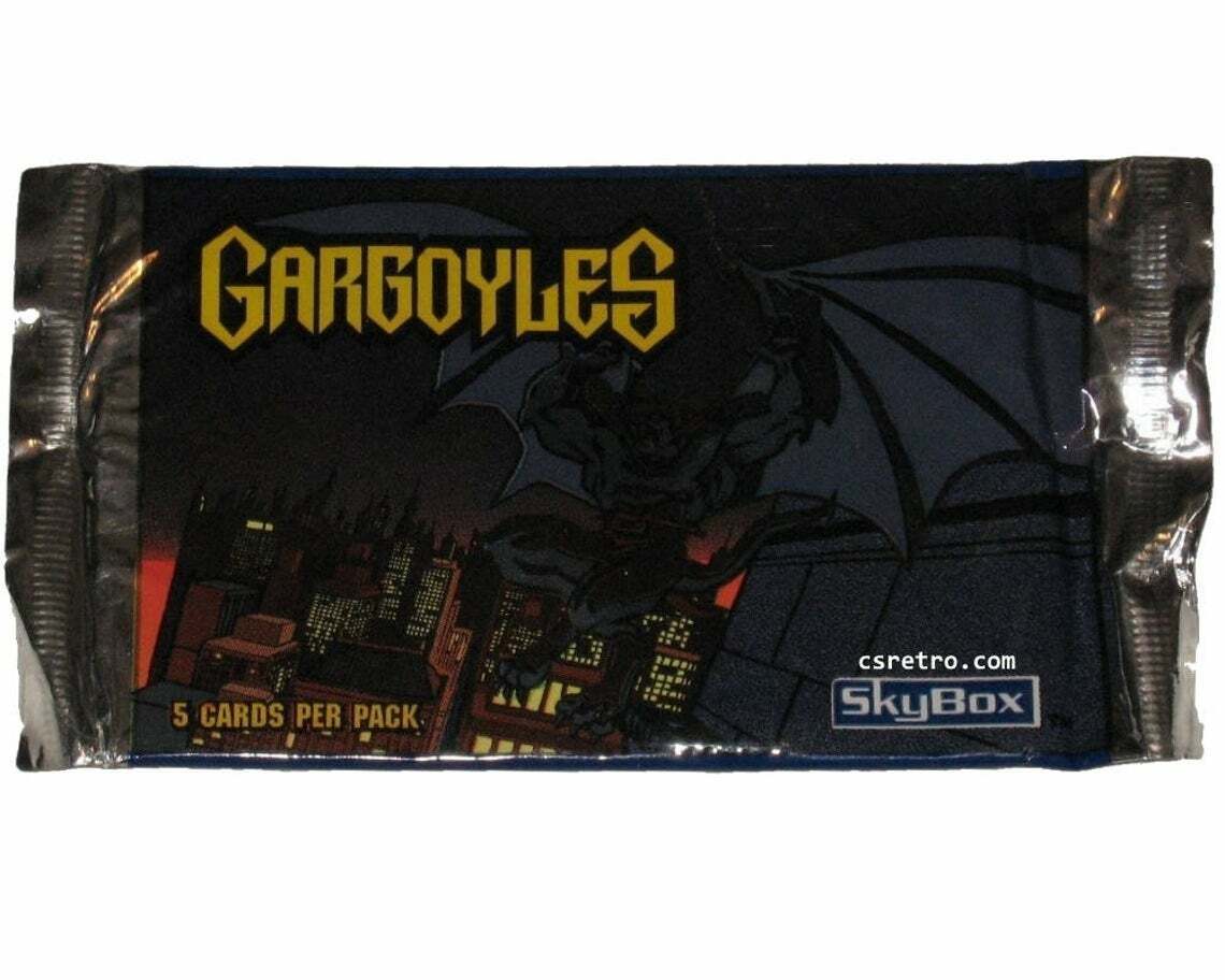 1995 Gargoyles 90s Cartoon TV Show Trading Cards Wax Pack Vintage Retro NEW