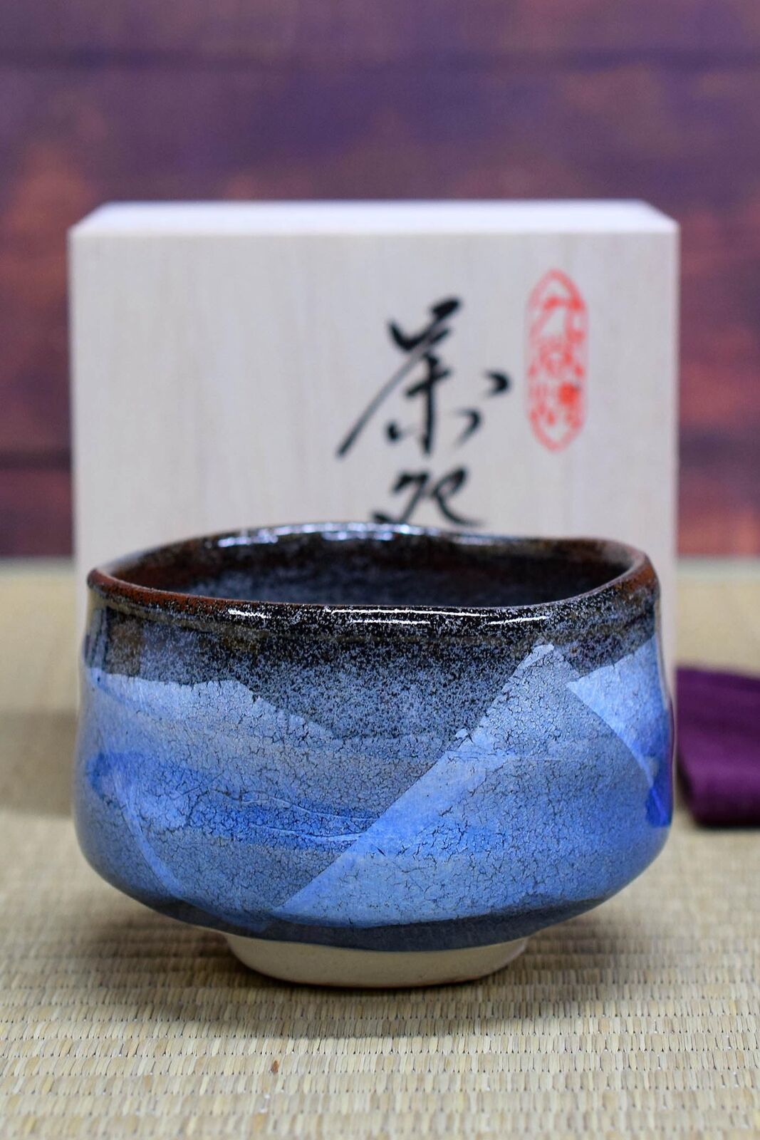 Chawan Kutani Ware Matcha Bowl Pottery Tea Utensils  Tea bowl Aosai Brand Matcha