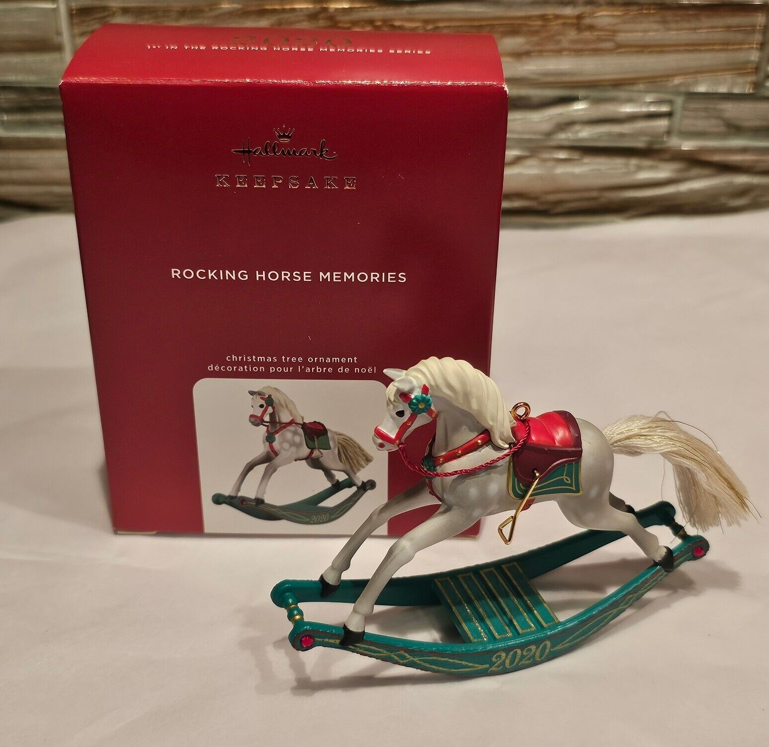 2020 Hallmark Keepsake Rocking Horse Memories - 1st in Series Christmas Ornament