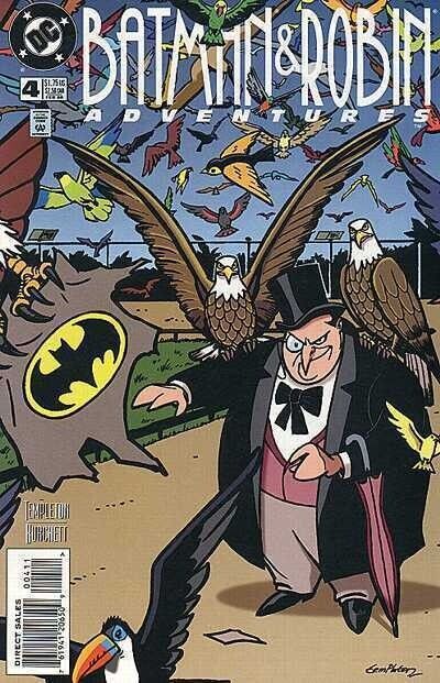 Batman & Robin Adventures (1995) #4 Direct Market VF+. Stock Image