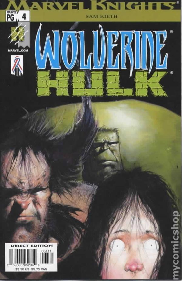 Wolverine Hulk #4 VF 2002 Stock Image