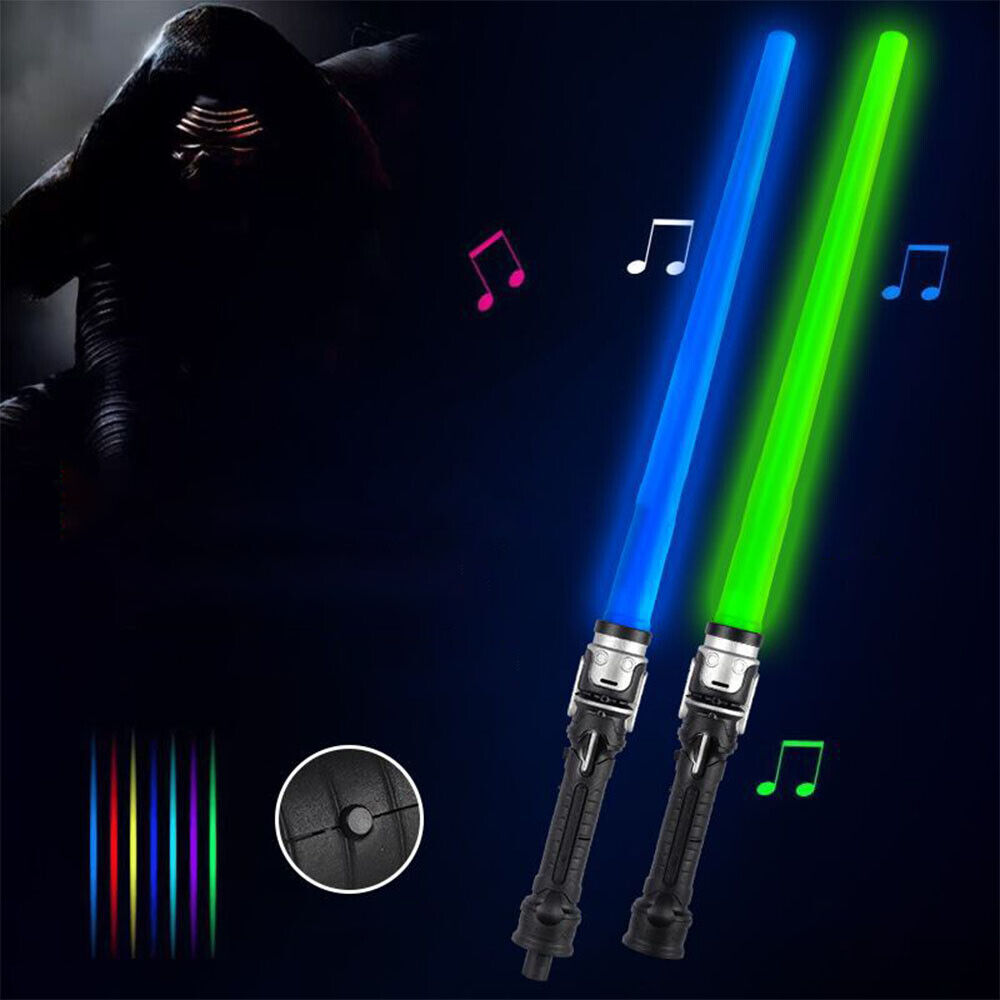 Star Wars Lightsaber Darth Maul Saber Double Dual Staff 2 PCS W/Sound & 7 Colors