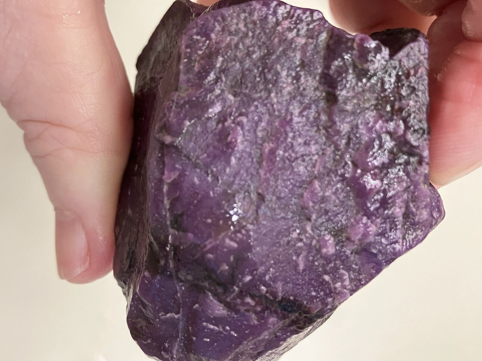 RARE Sugilite SEMI GEL Rough From Old Find, Wessel Mine In S Africa 175g