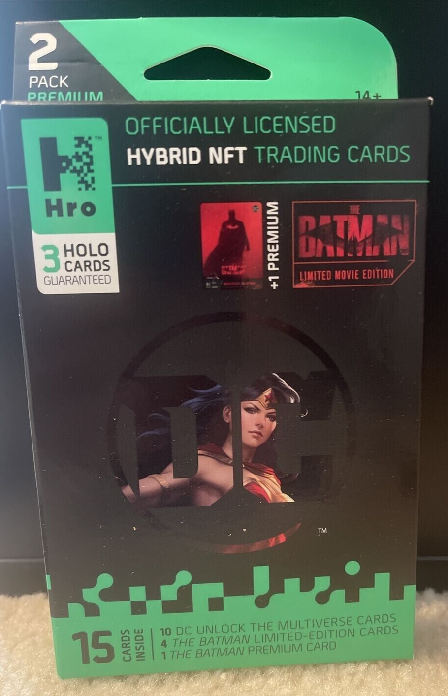DC BATMAN 2 Pack Premium Hanger Box Hybrid Cards Sealed HR In Hand chapter 1