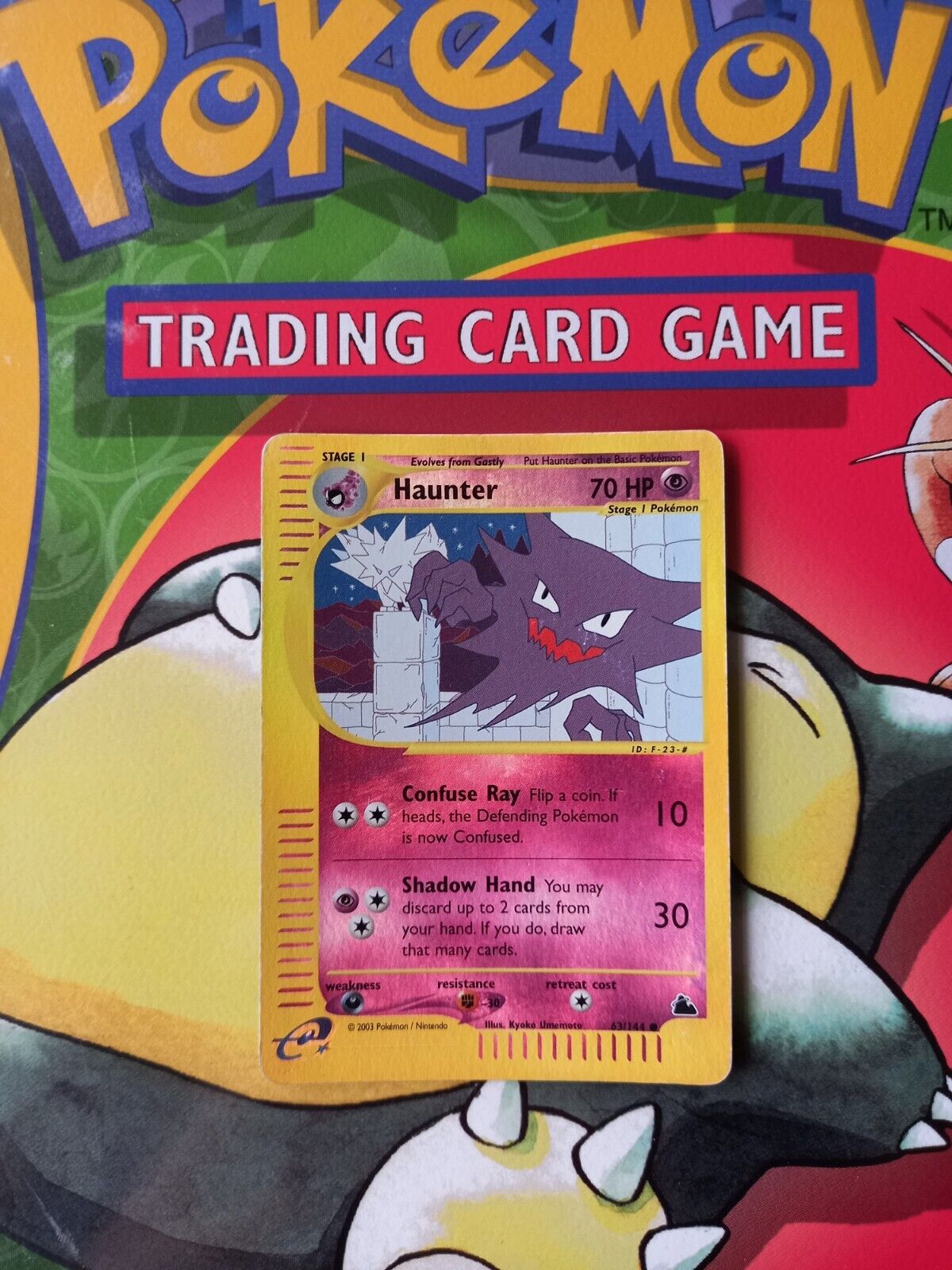 Haunter 63/144 Reverse Holo Skyridge Pokemon Card