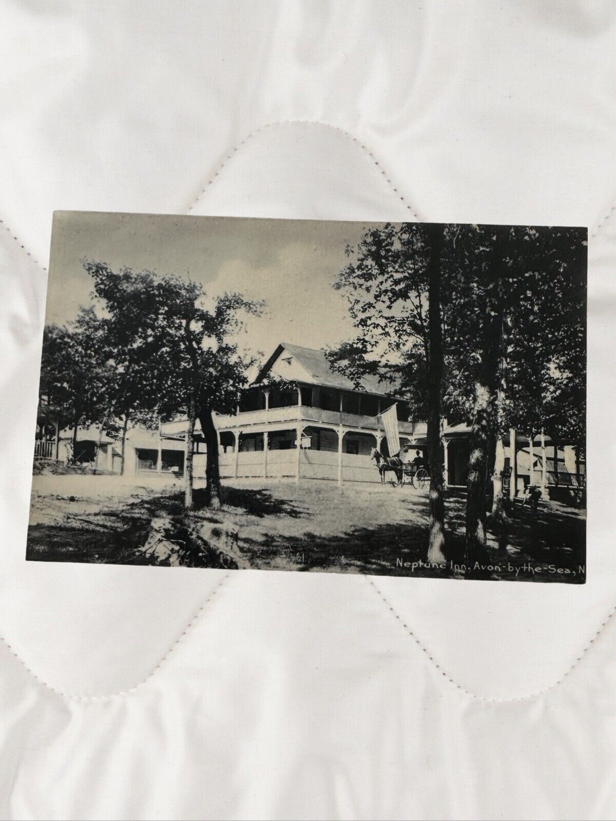 A View Of The Neptune Inn, Avon-By-The-Sea, New Jersey NJ Unused @NFE