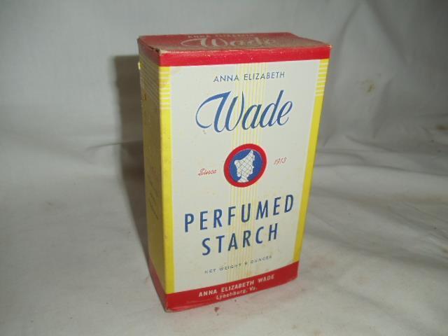 Vintage Anna Elizabeth Wade Perfumed Starch Lynchburg VA 8 oz Unopened Box