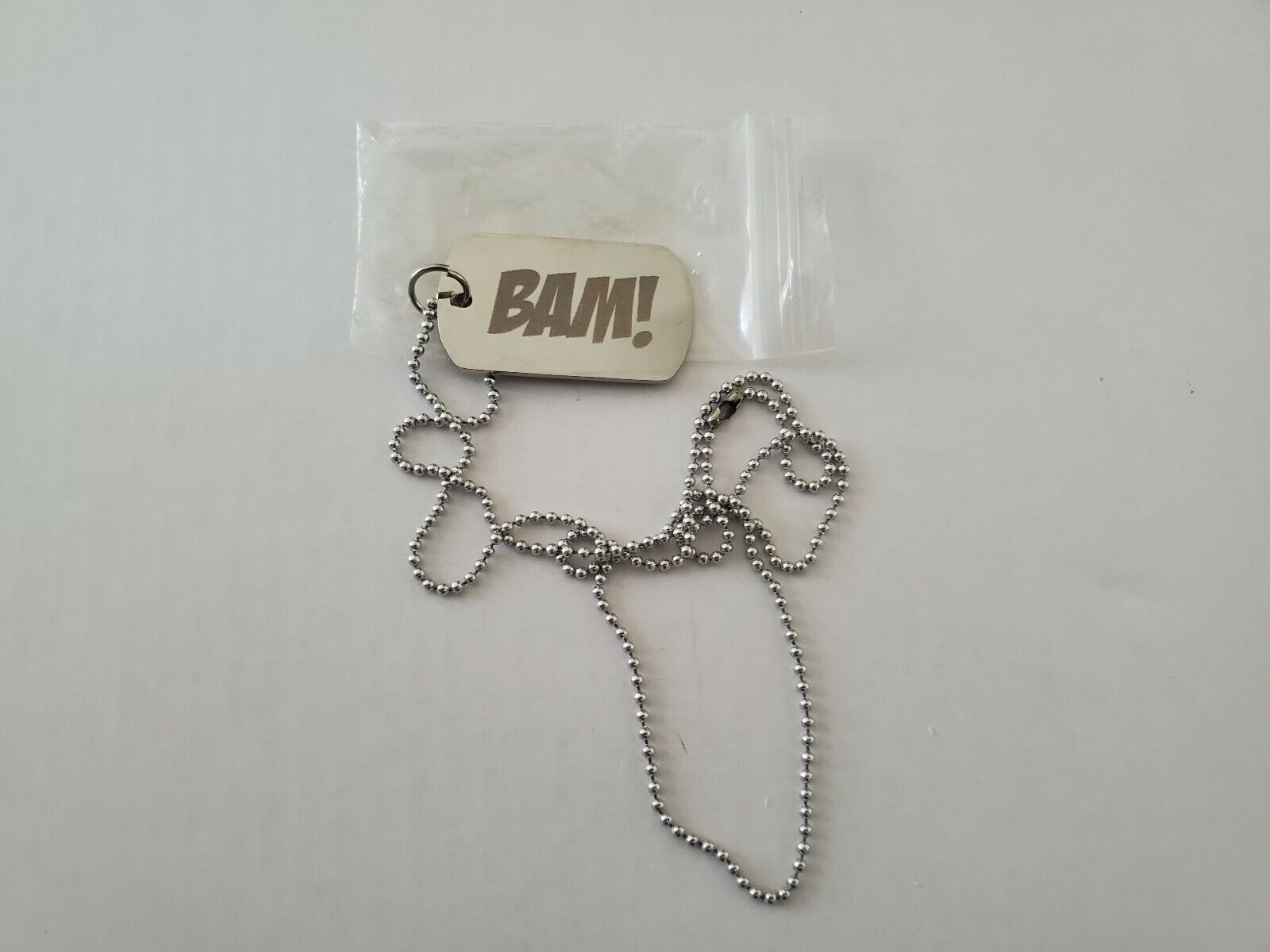 Bam Box Exclusive Dog Tag Necklace From March 2016 Box  Brand New 