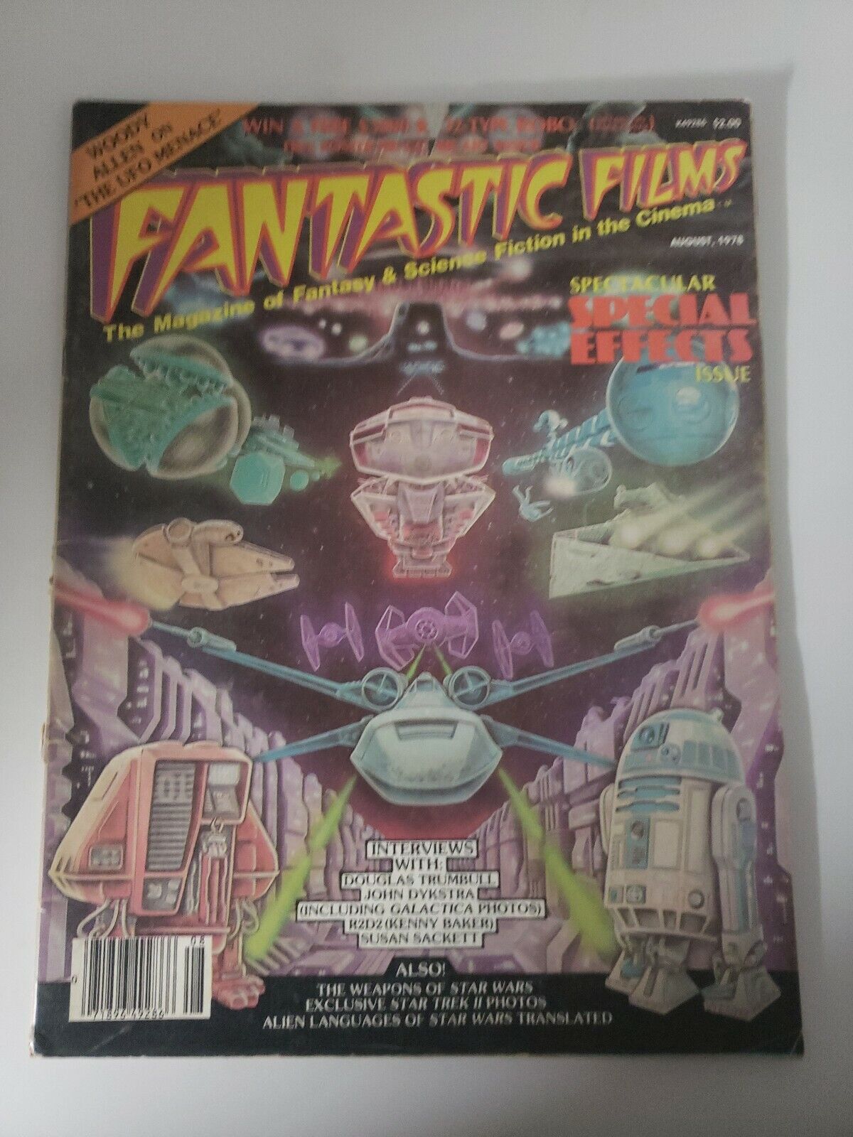 Fantastic Films, August 1978 Vintage Special Effects Issue Star Wars