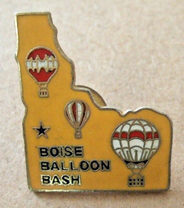 HOT AIR BALLOON PIN     TENNESSEE HILLBILLY    METAL AND ENAMEL   HTF