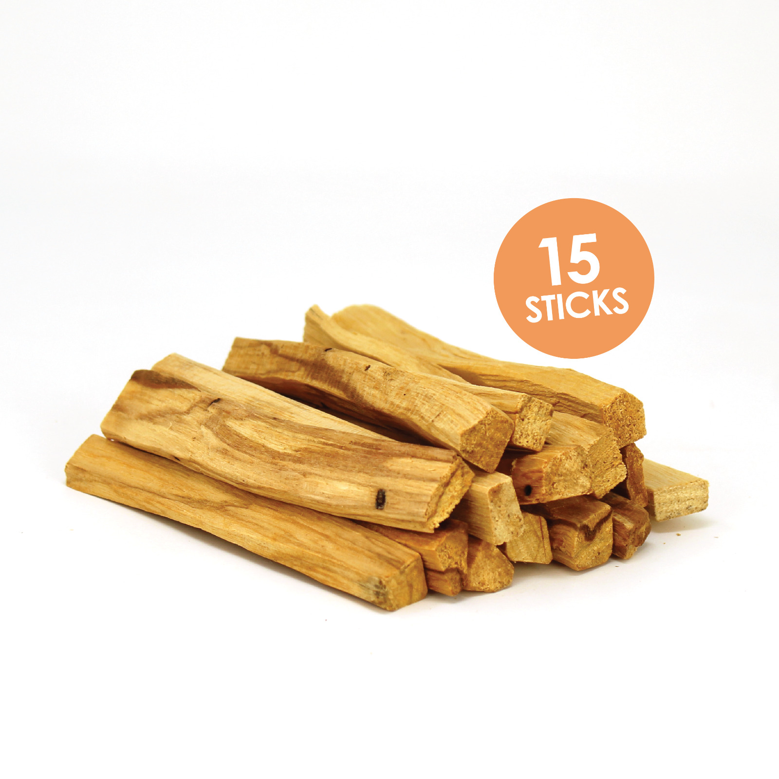 15 Palo Santo sticks holy wood 100 % natural balsamic scented incense Ecuador