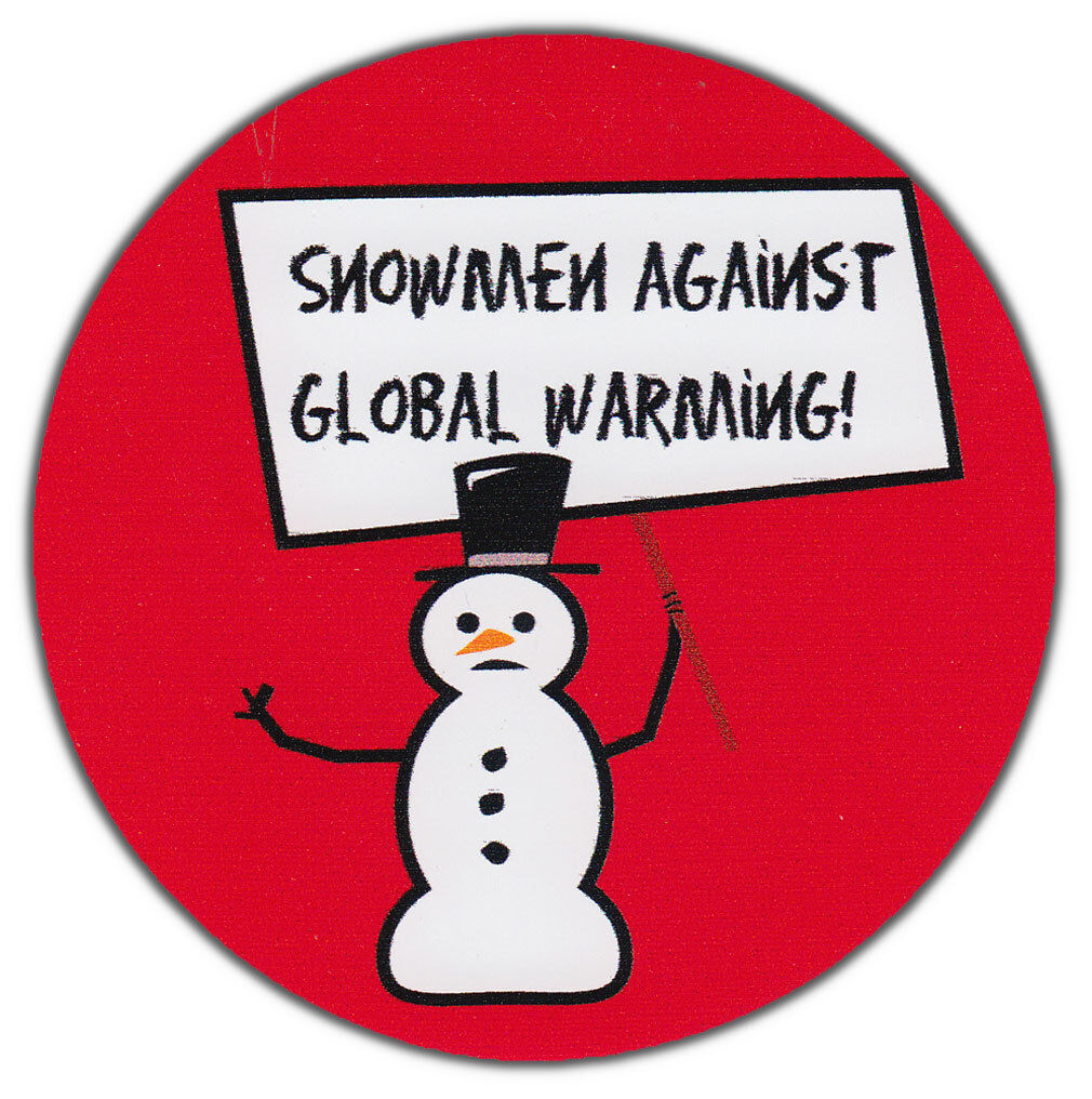 Funny Bumper Stickers: Snowmen Against Global Warming