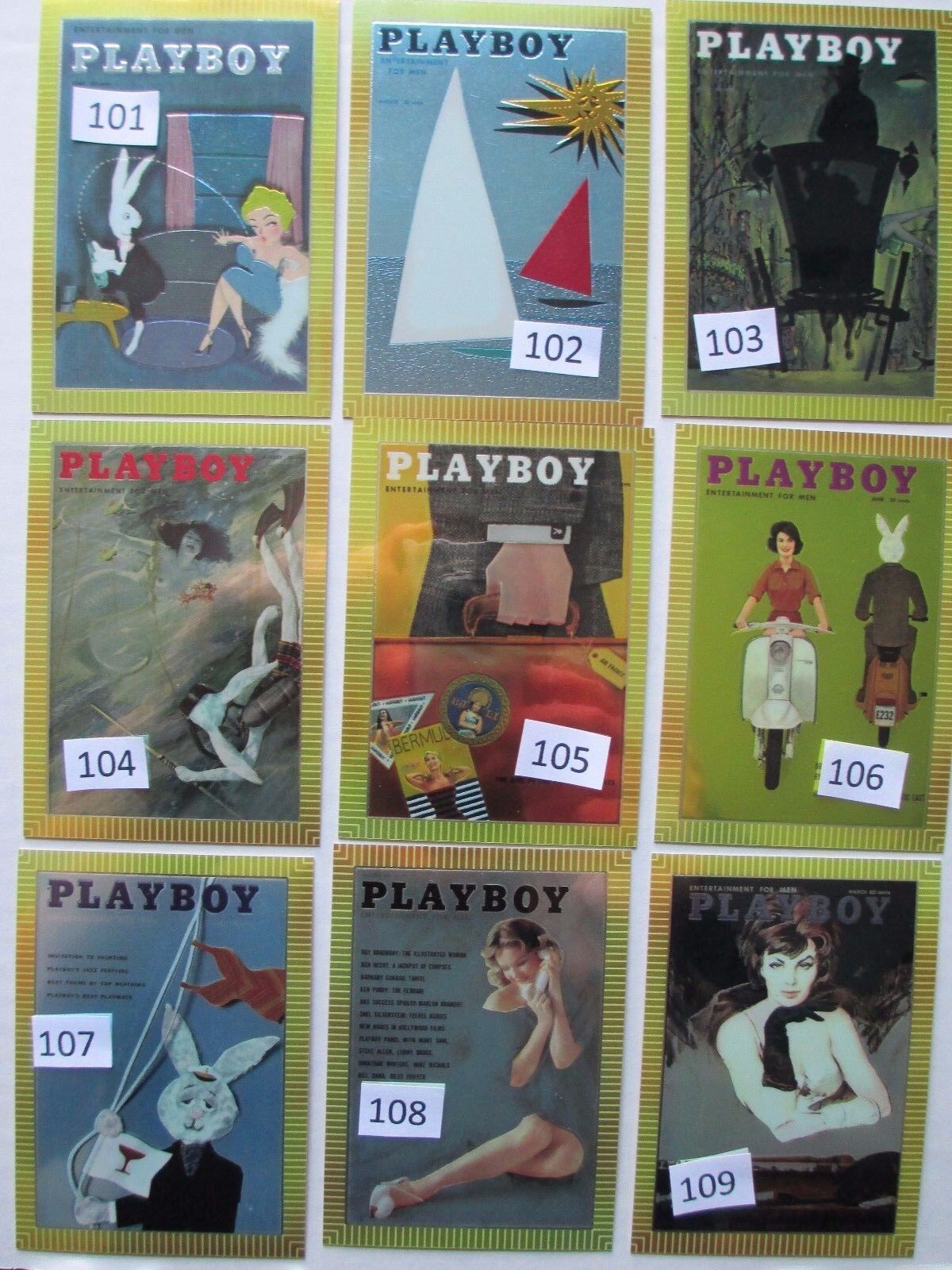Playboy Chromium Cards 2  U Pick the card # Listed and Quantities $1.29 EACH