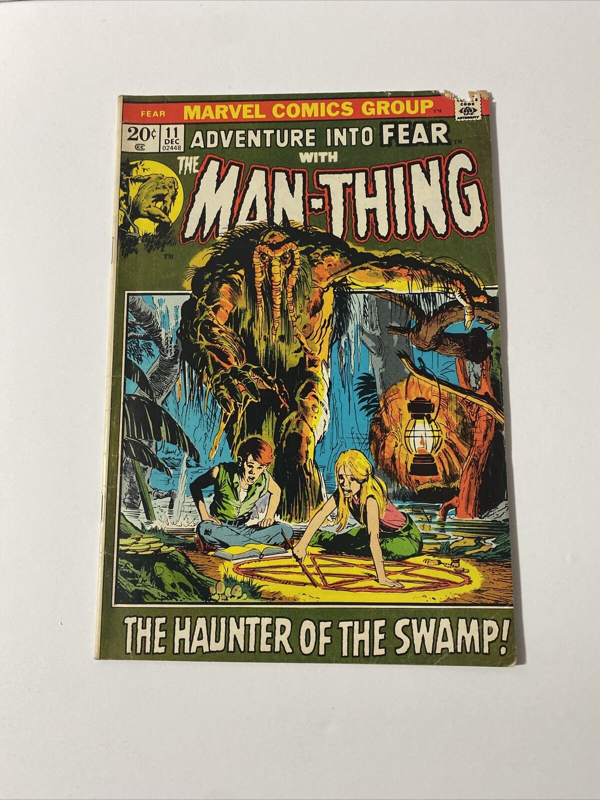 Adventure Into Fear 11 Marvel Comics 1972 First App Jennifer Kale Man Thing