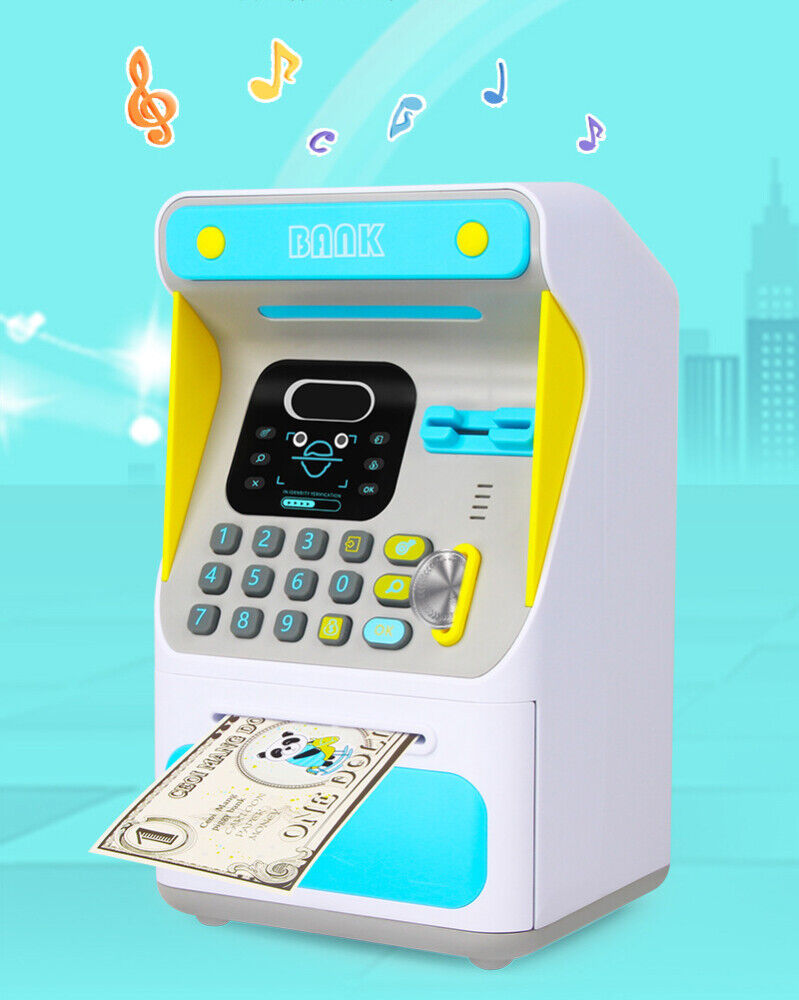Electronic Piggy Bank ATM Machine Simulated Face Recognition Kids Gift Accessory