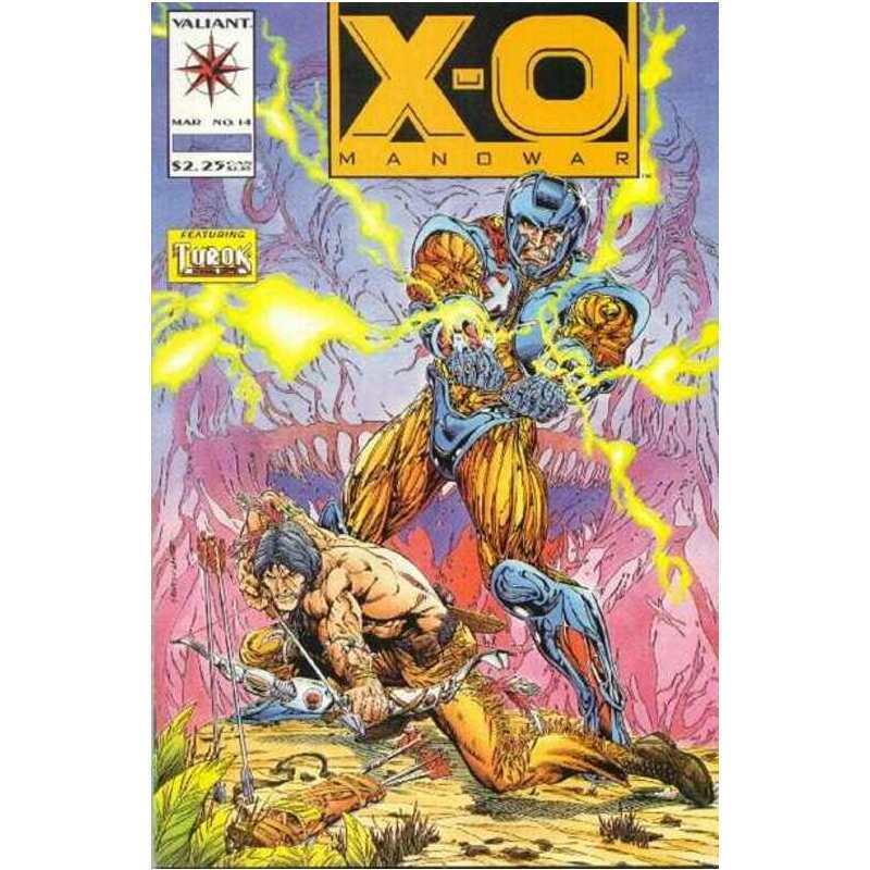 X-O Manowar (1992 series) #14 in Near Mint condition. Valiant comics [i*