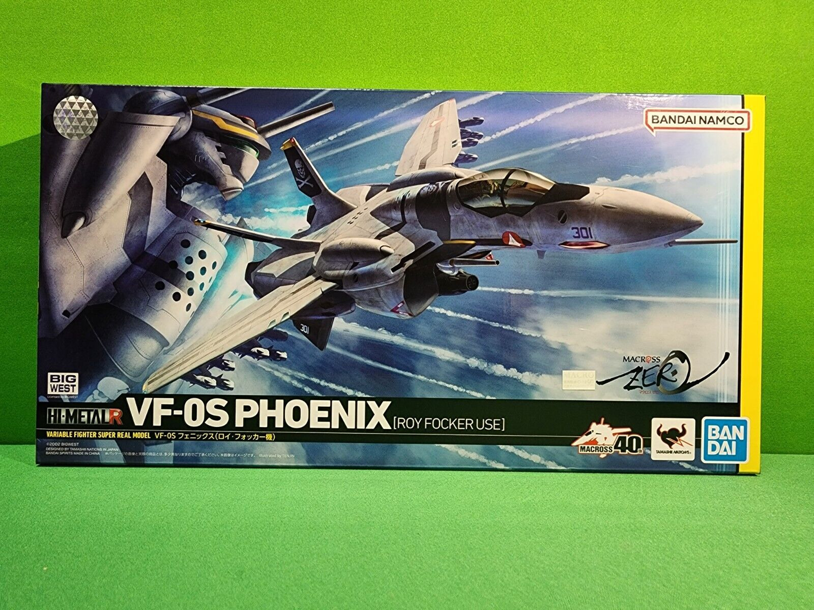 Bandai Namco Macross Zero VF-0S Phoenix (Roy Focker Use) HI-METAL R Brand New