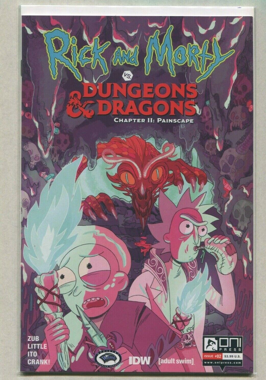 Rick And Morty Vs Dungeons & Dragons  #2 NM IDW/ ONI Press MD1