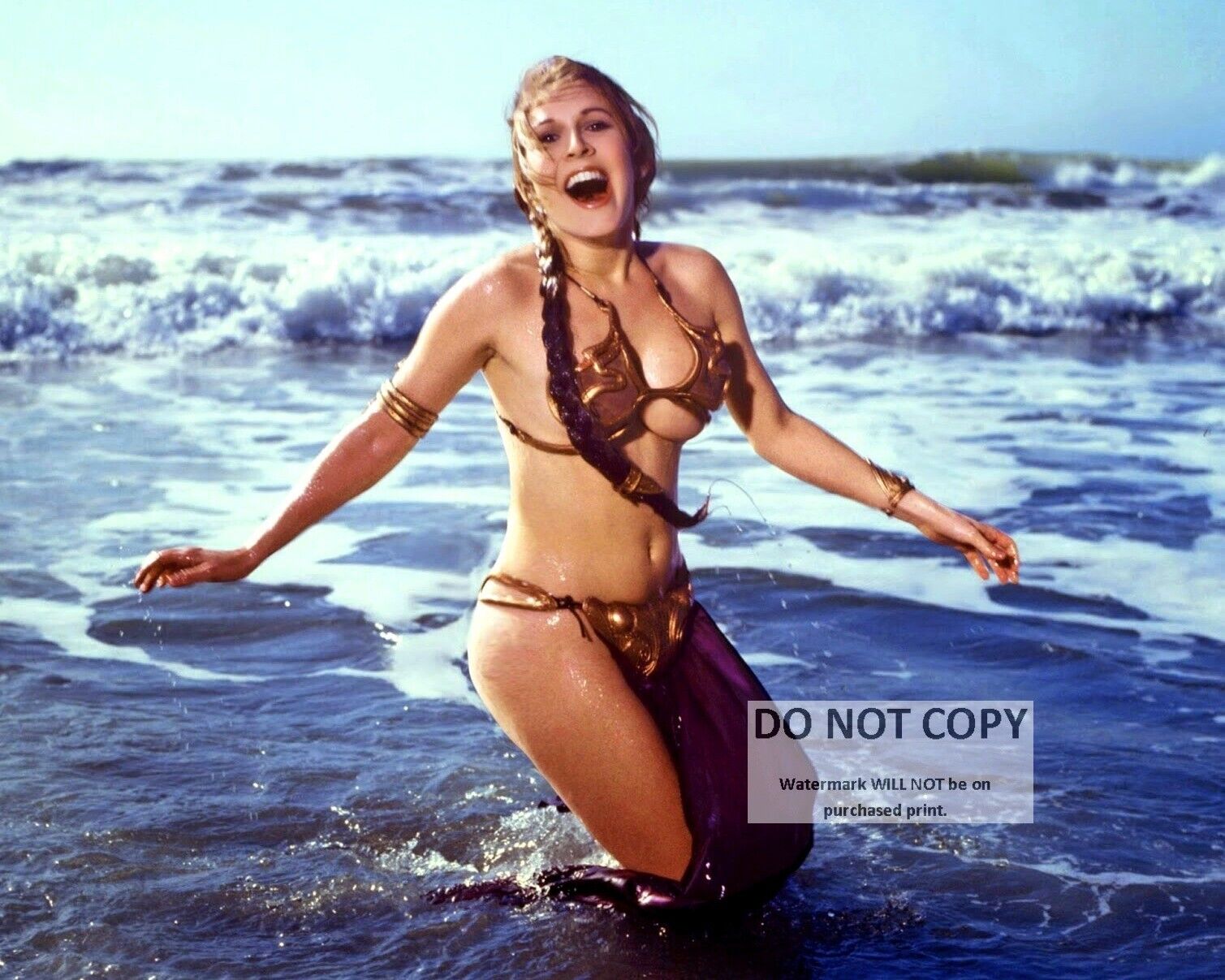 ACTRESS CARRIE FISHER PIN UP - 8X10 PUBLICITY PHOTO (FB-158)
