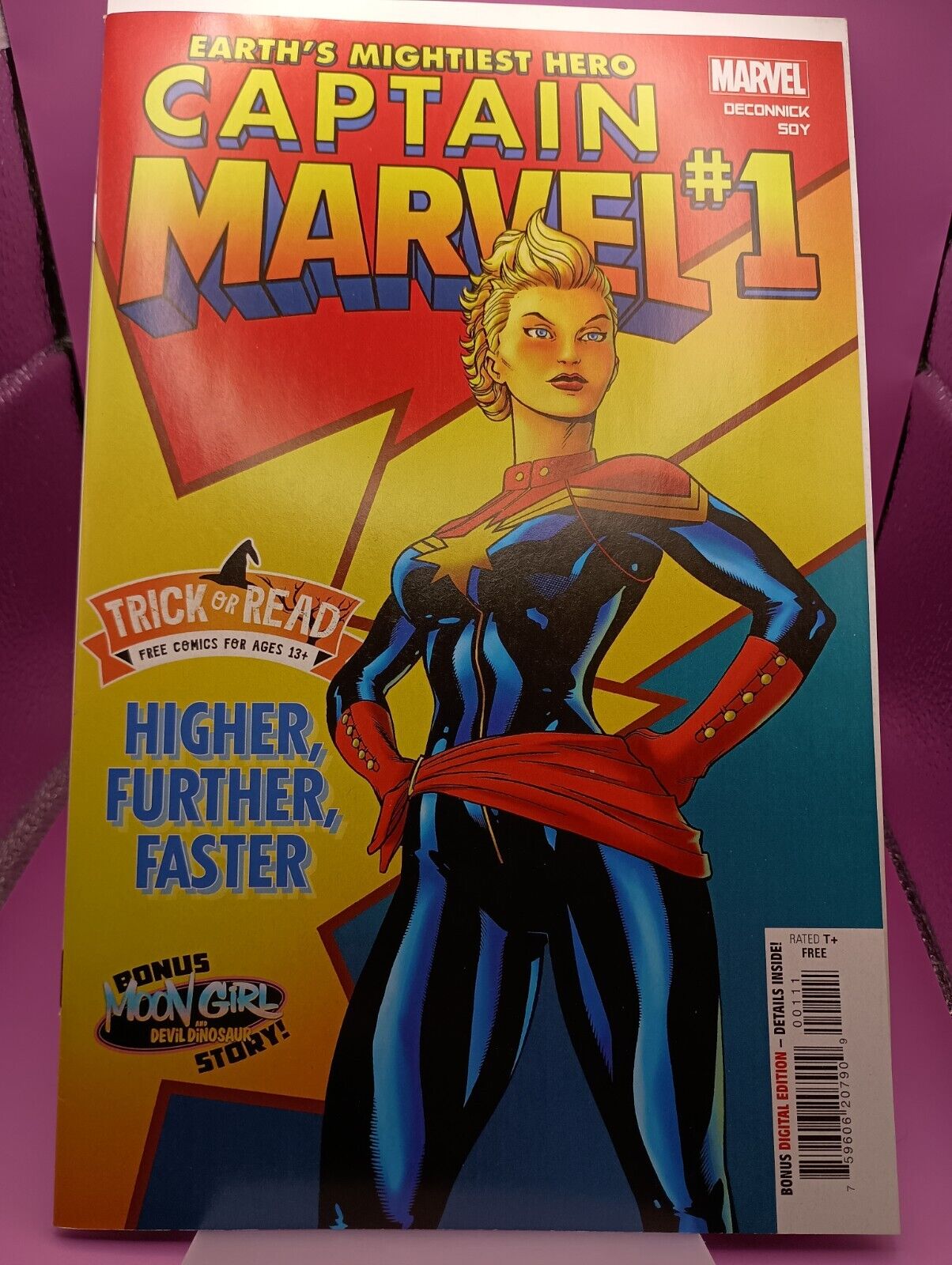 UNSTAMPED 2023 Trick or Read Captain Marvel Promotional Giveaway Comic Book F/S