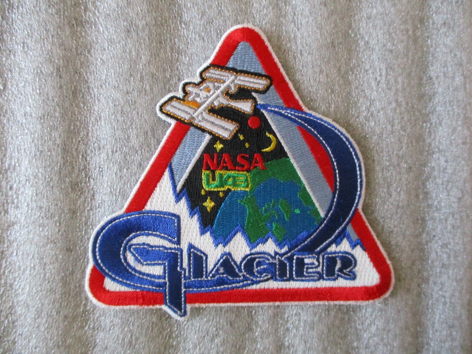 NASA UAB GLACIER ORIGINAL PATCH - INTERNATIONAL SPACE STATION (ISS)
