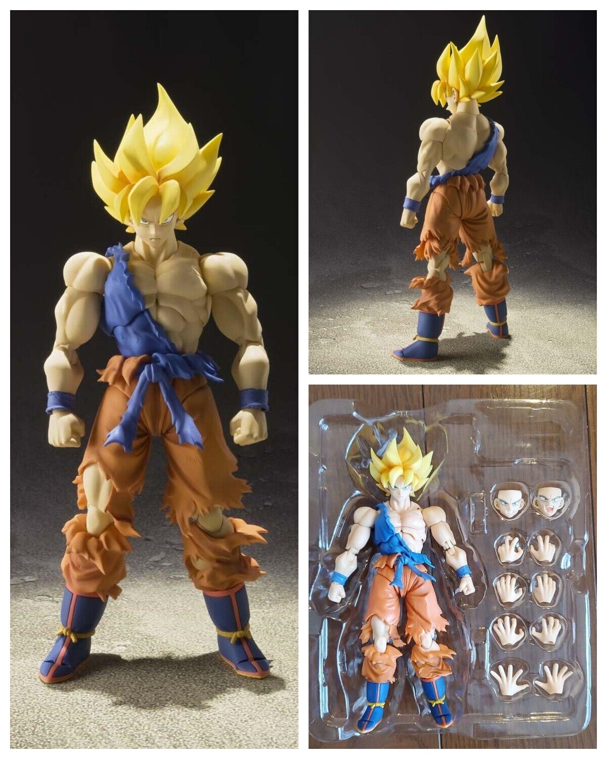 NEW BANDAI S.H.Figuarts Super Saiyan Son Goku Super Warrior Awakening Ver Figure