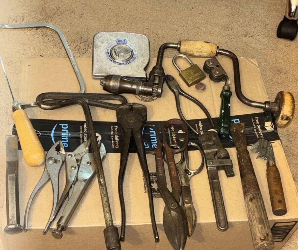 Large Lot Of Vintage Hand Tools