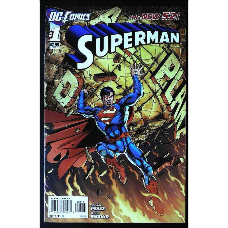 Superman (2011 series) #1 in Near Mint condition. DC comics [a%