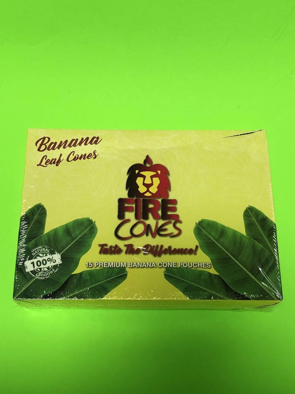 FREE GIFTS🎁Fire🔥Cones🌀15 High Quality Natural Banana🍌Leaf🍃Cone Pouches🔥💨♨