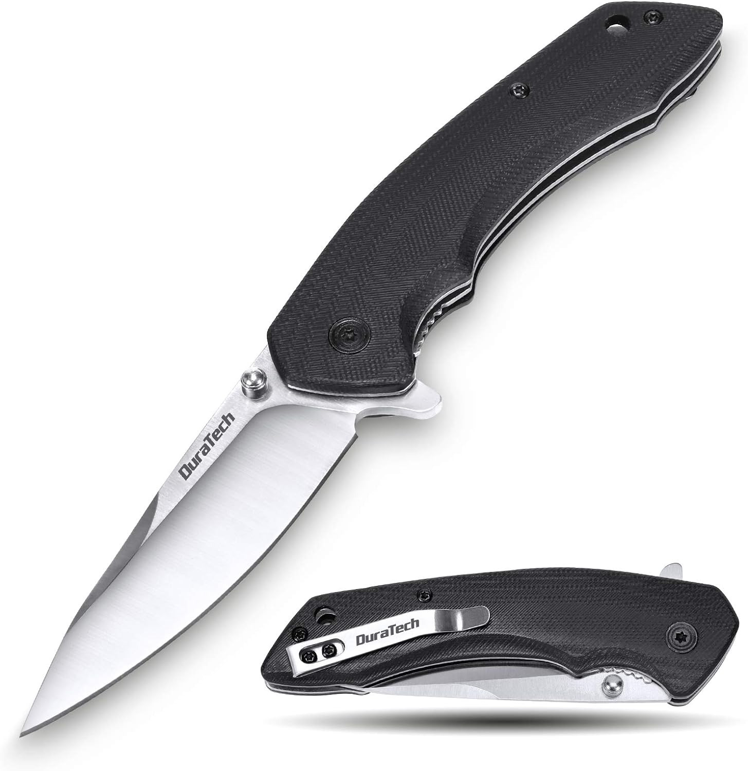 DURATECH Folding Pocket Knife, 3-1/4\