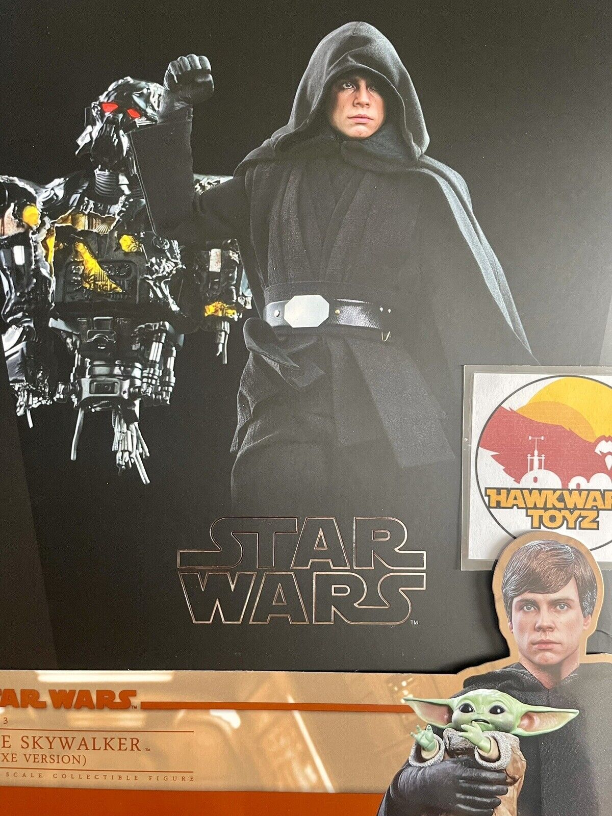 Hot Toys Star Wars Mandalorian Luke Skywalker Deluxe DX23  1/6 Sideshow Disney