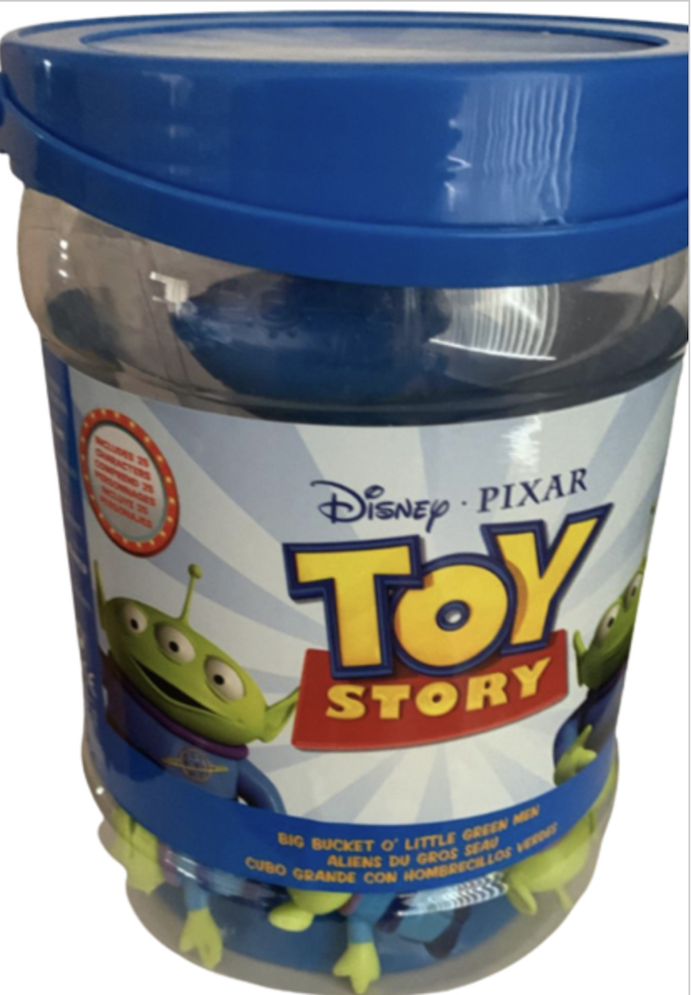 Disney Parks Pixar Toy Story Aliens Big Bucket O\' Little Green Men Complete 25