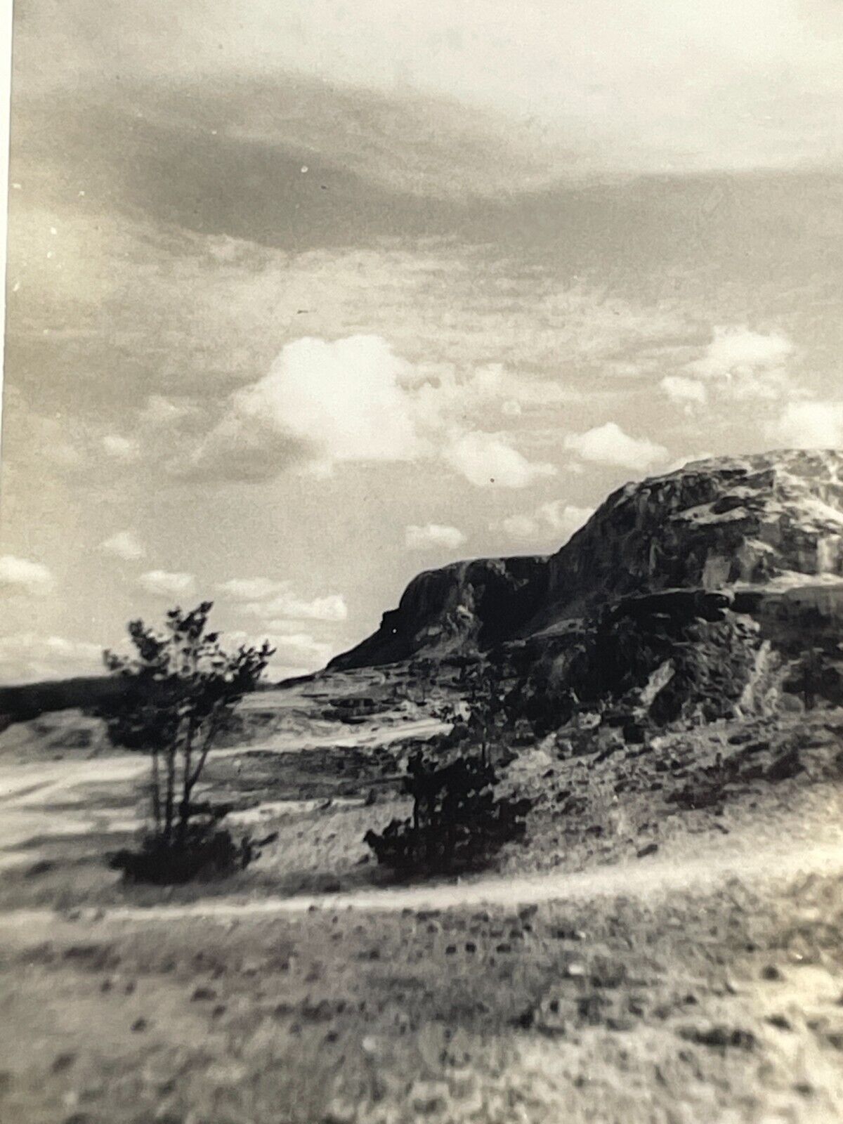 1A Photograph Grainy Artistic Dreamy Scene Desert Clouds Nature 1940-50's