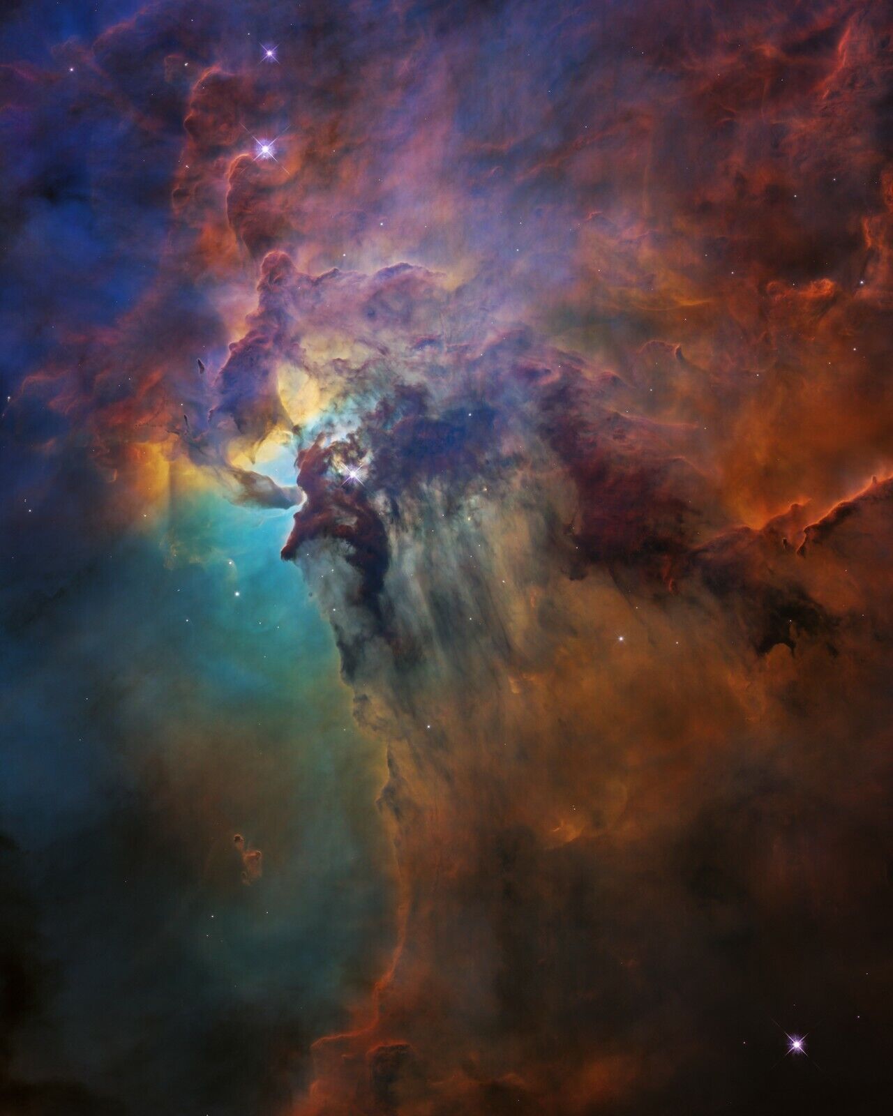 NASA Hubble Photograph Lagoon Nebula 8x10