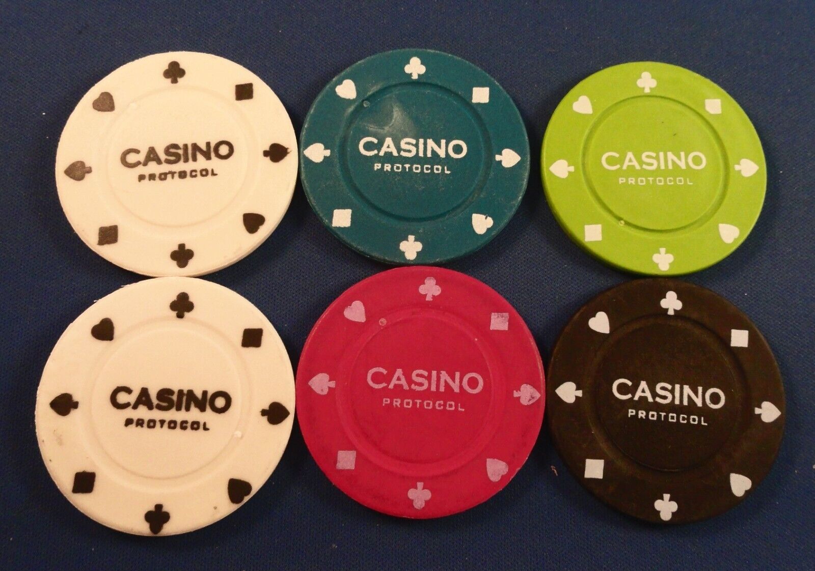 Poker Chip Set of 6  \
