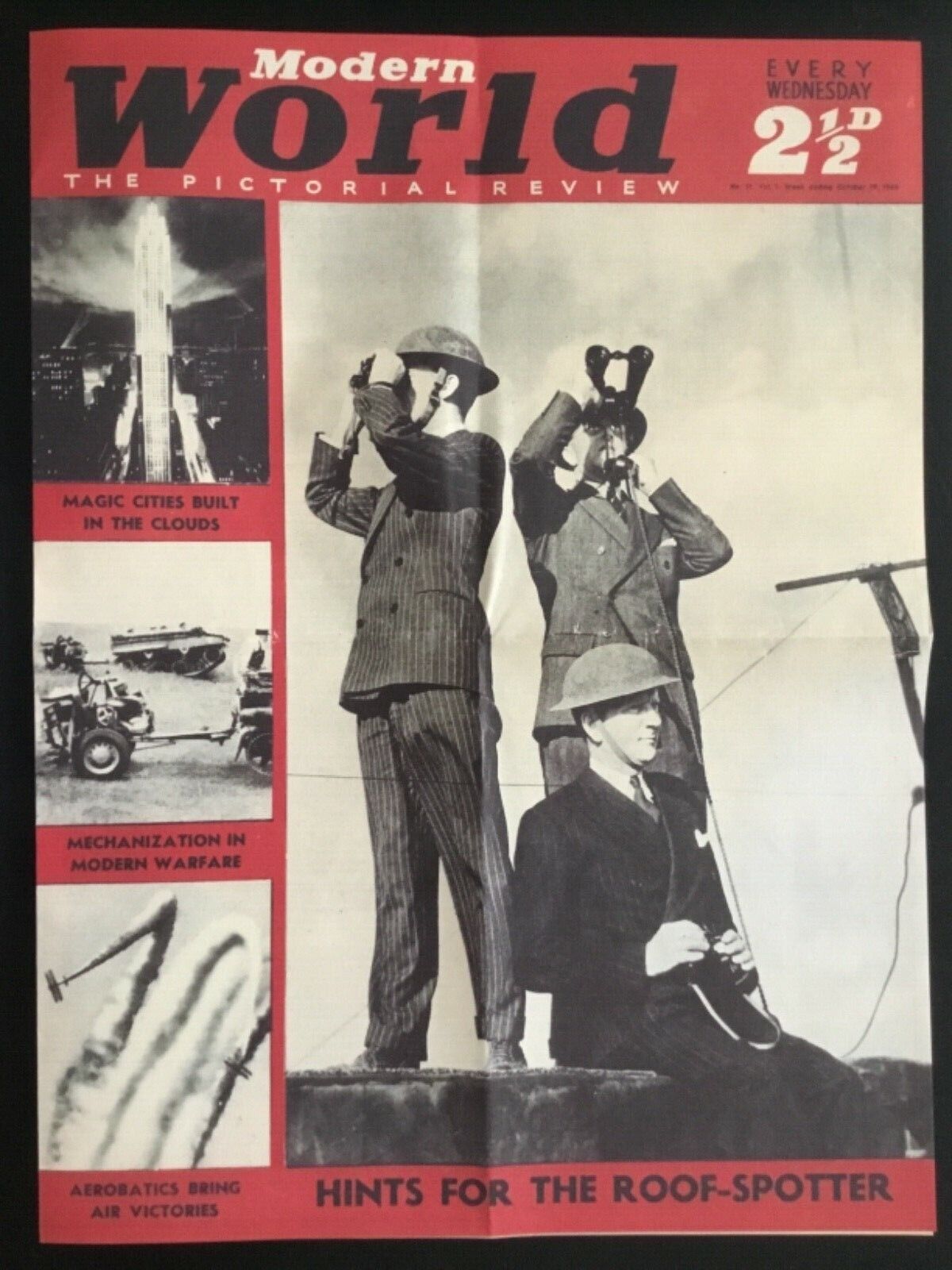 1940 WWII HOME GUARD : MODERN WORLD : EXTRACTS FROM THIS WARTIME WEEKLY 