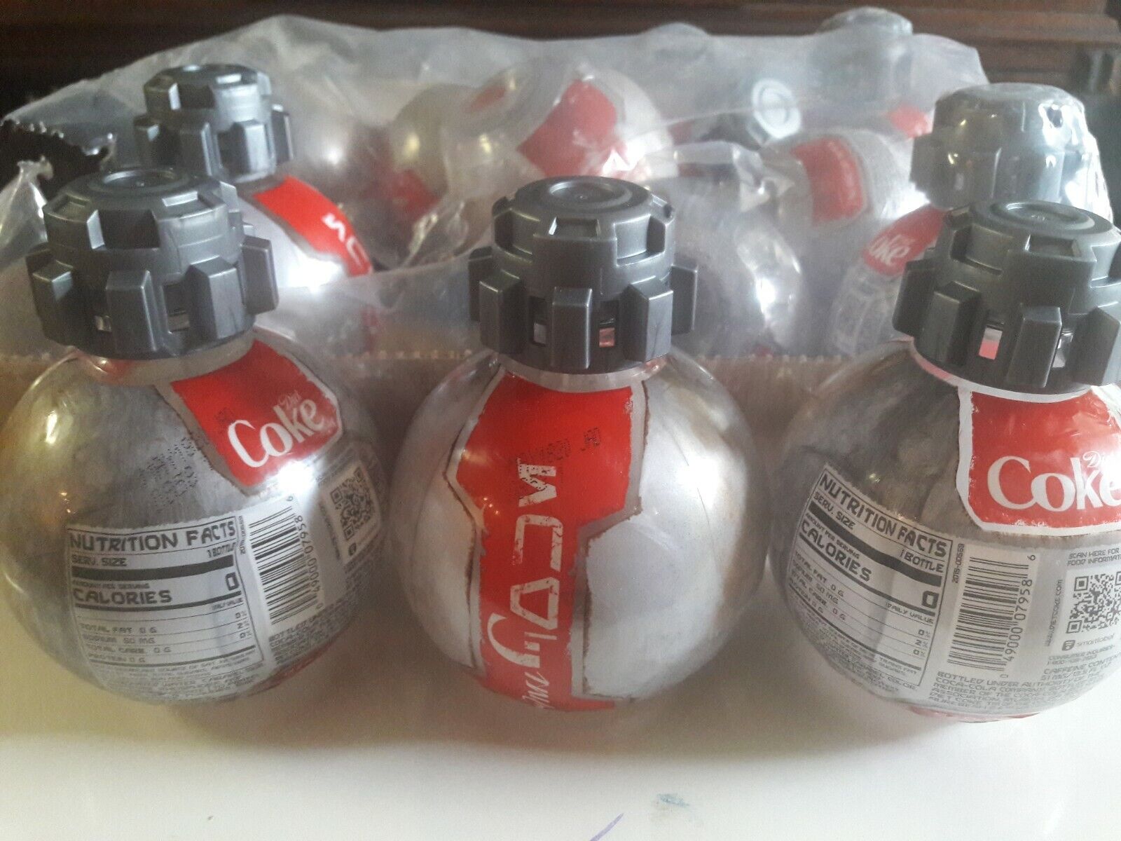 Star Wars Galaxy\'s Edge Diet Coke Bottle empty and clean