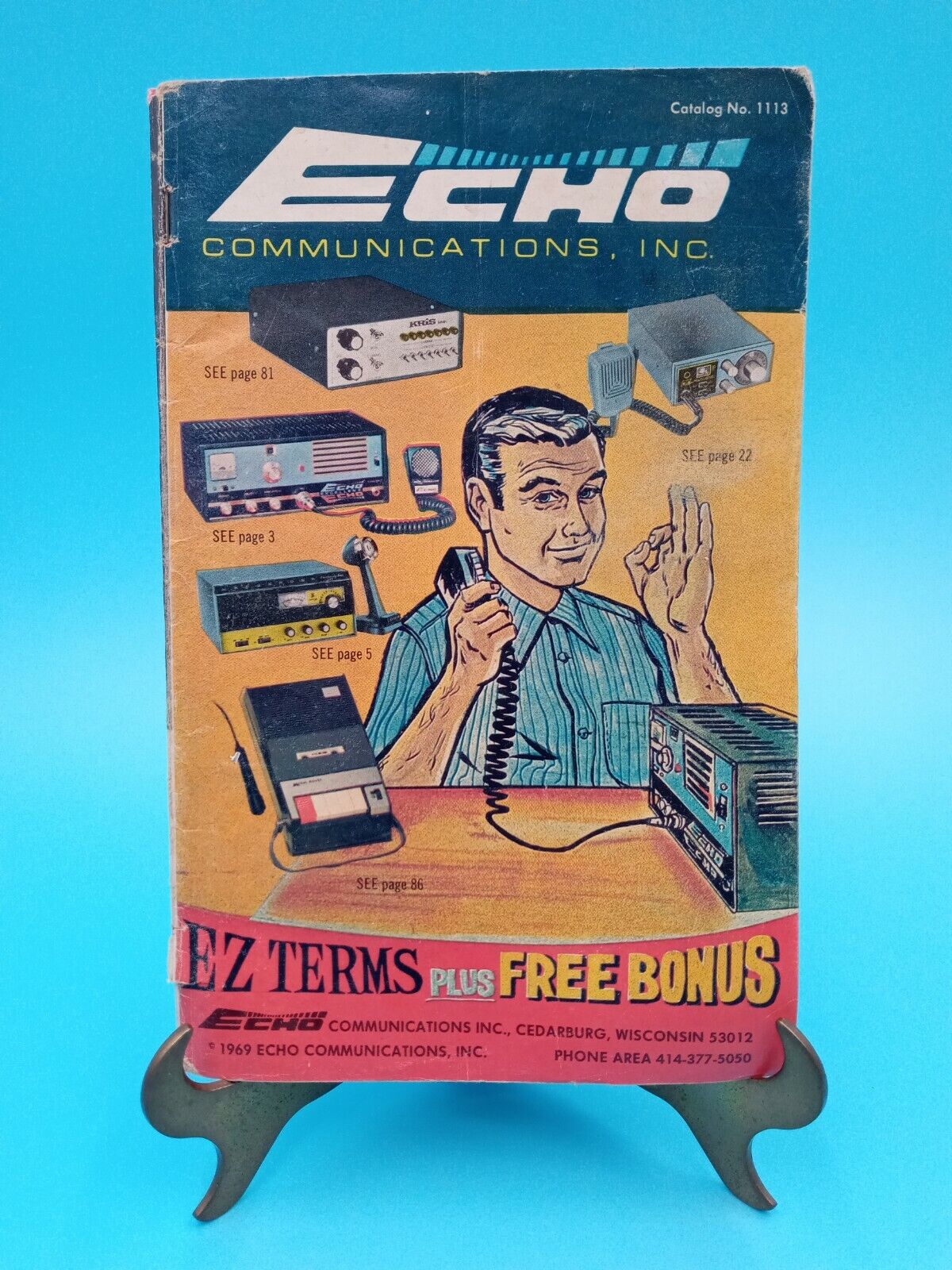 Vintage 1969 Echo Communications Inc. Catalog CB Radios Cedarburg Wisconsin 