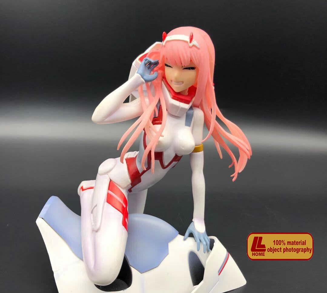 Anime Darling in the FRANXX Zero Two 02 White Battle Suit PVC Figure Toy Gift
