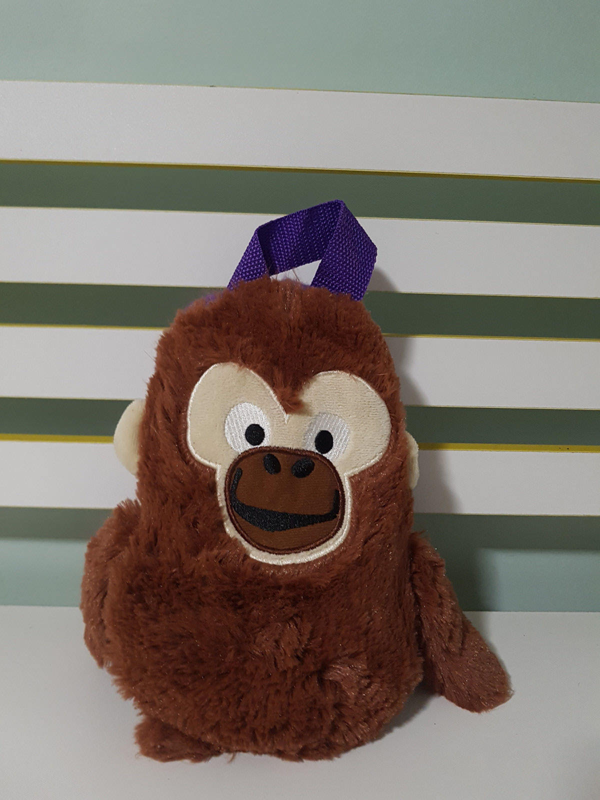 EMIRATES FLY WITH ME MONKEY LITTLE BACKPACK WITH PURPLE BLANKET ENRICO MONKEY