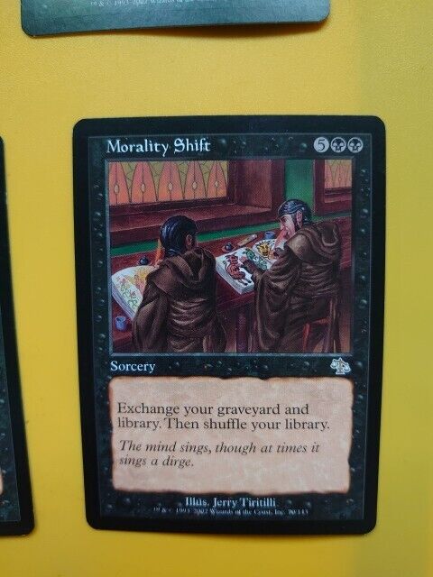 Morality Shift. Judgment Sorcery rare Magic the Gathering Card.