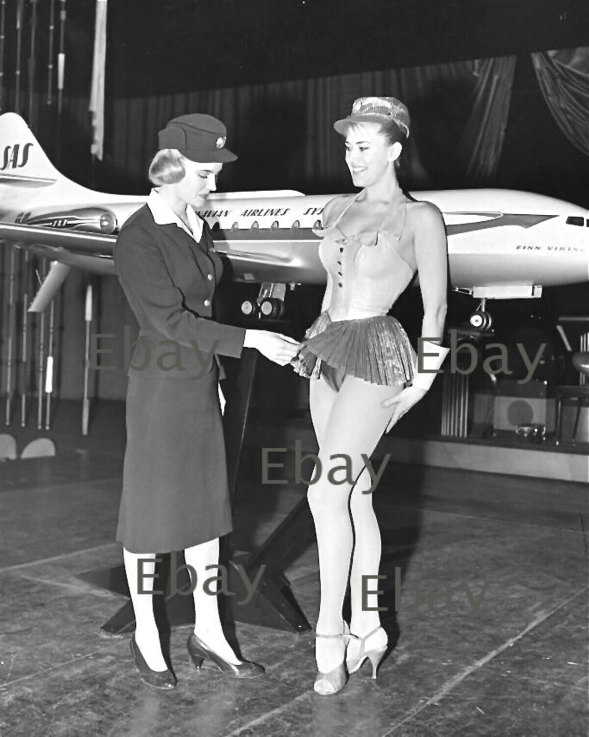 Vintage Stewardess 8X10 Photo Reprint