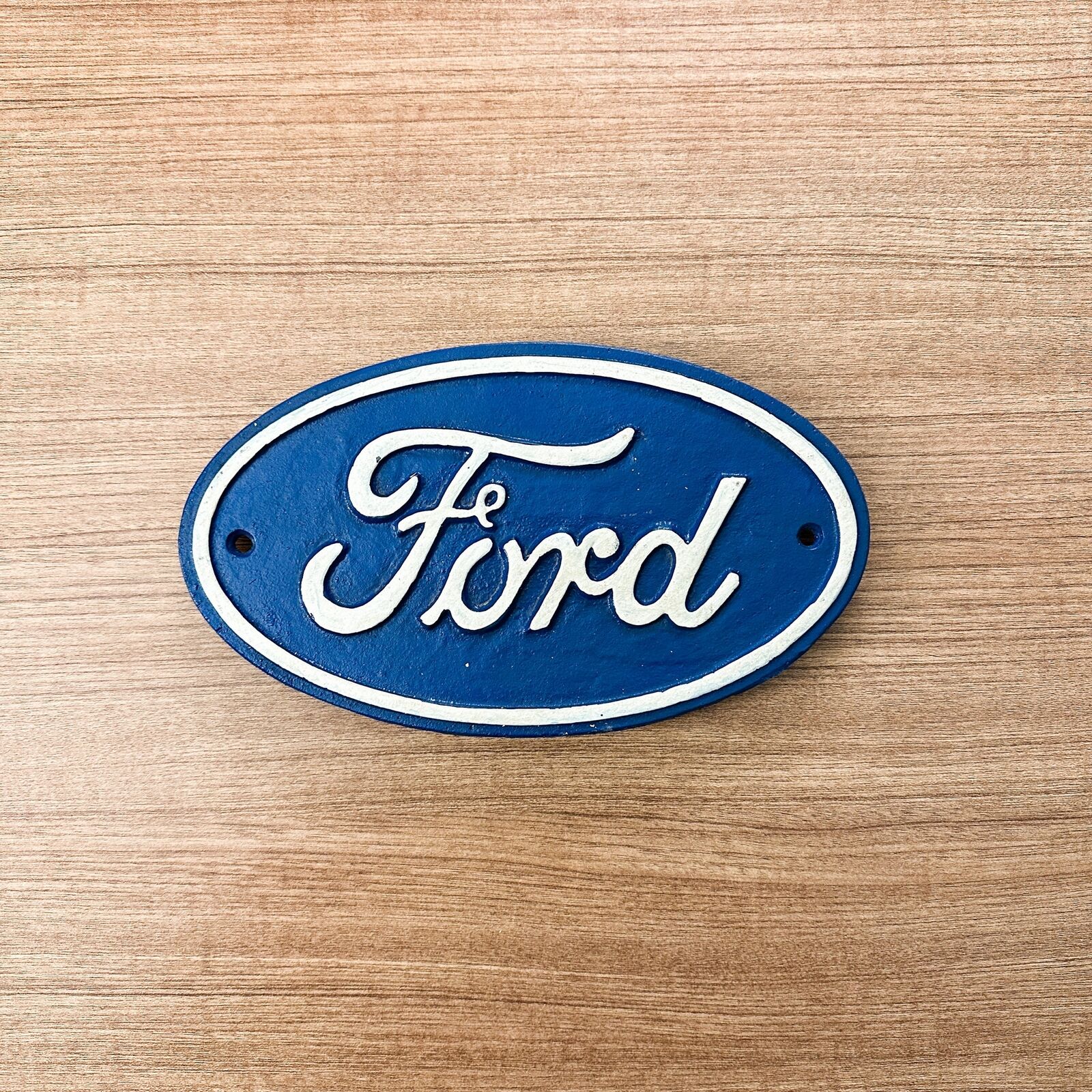 Vintage Ford Cast Iron Advertising Display Sign