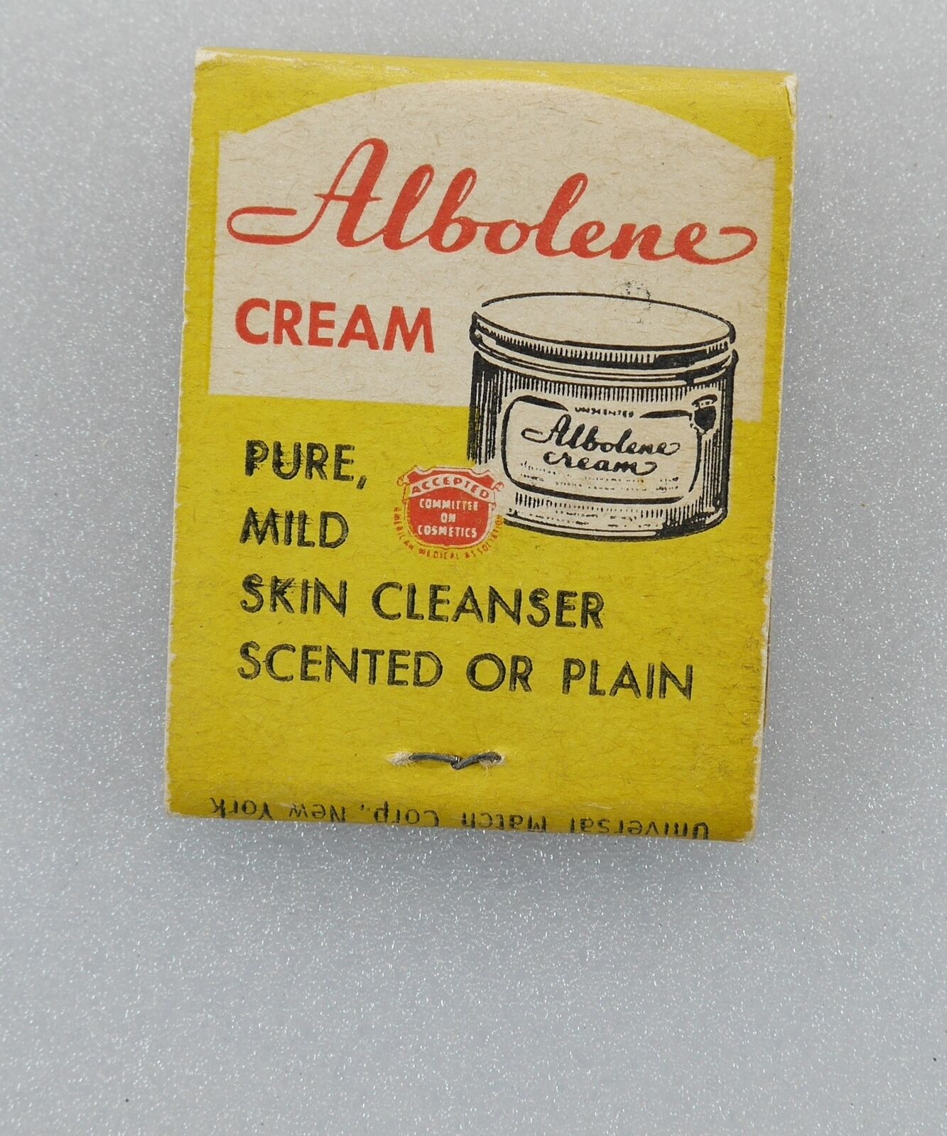 McKesson Robbins Abolene Cream Yodora Deodorant Matchbook Vintage Cover Unstruck