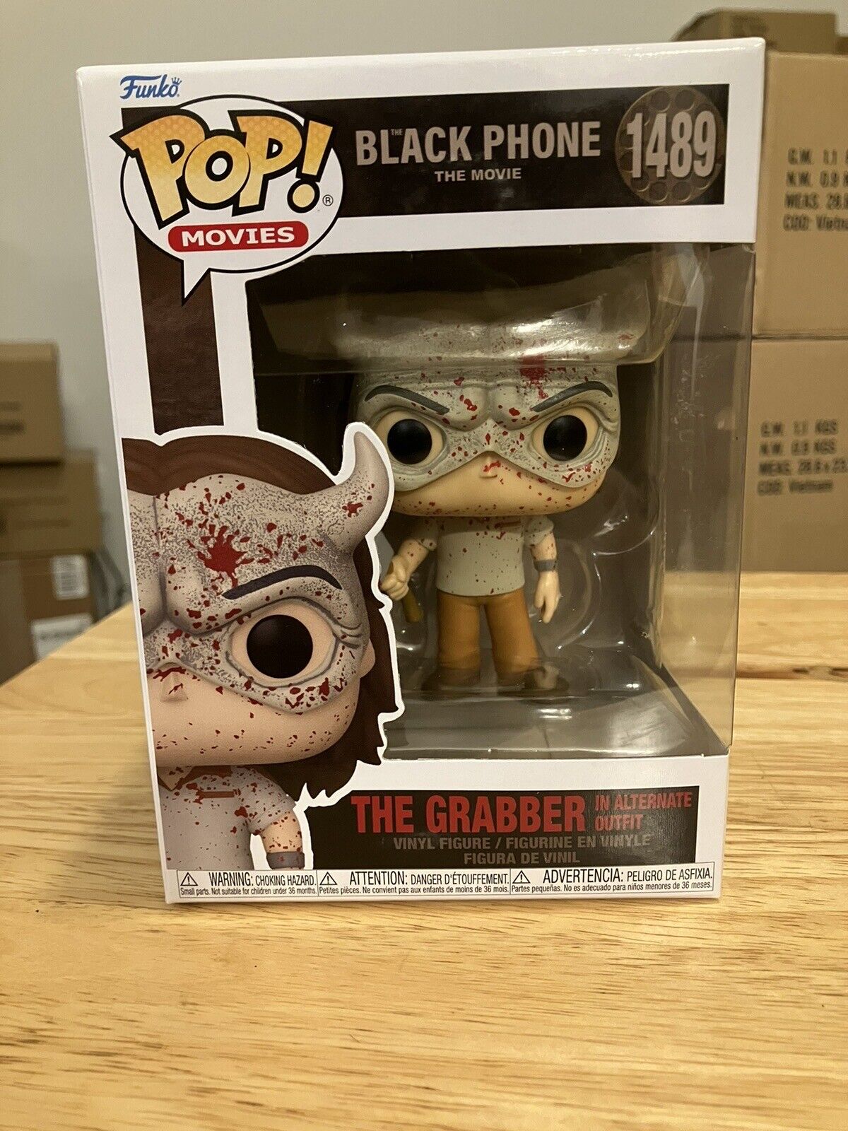 Funko Pop Vinyl: The Black Phone - Bloody The Grabber in Alternate Outfit #1489