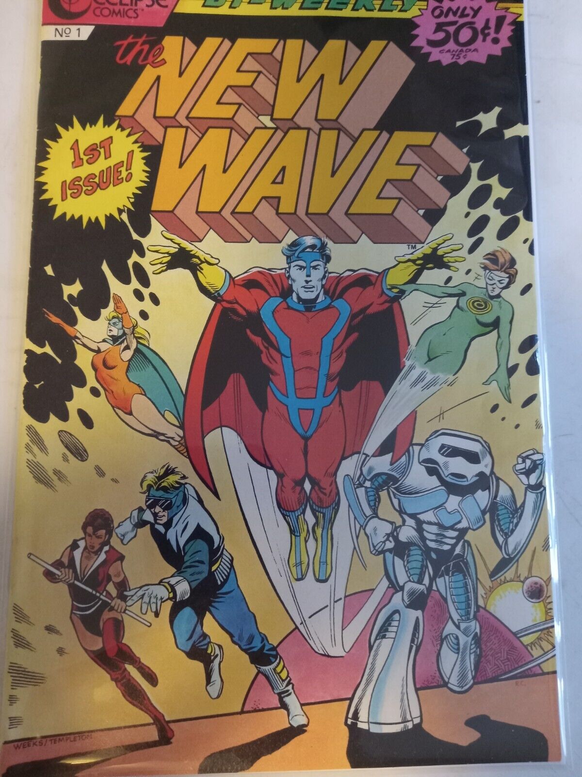 1986 The New Wave Comic 1st Issue, Eclipse excellent condition 