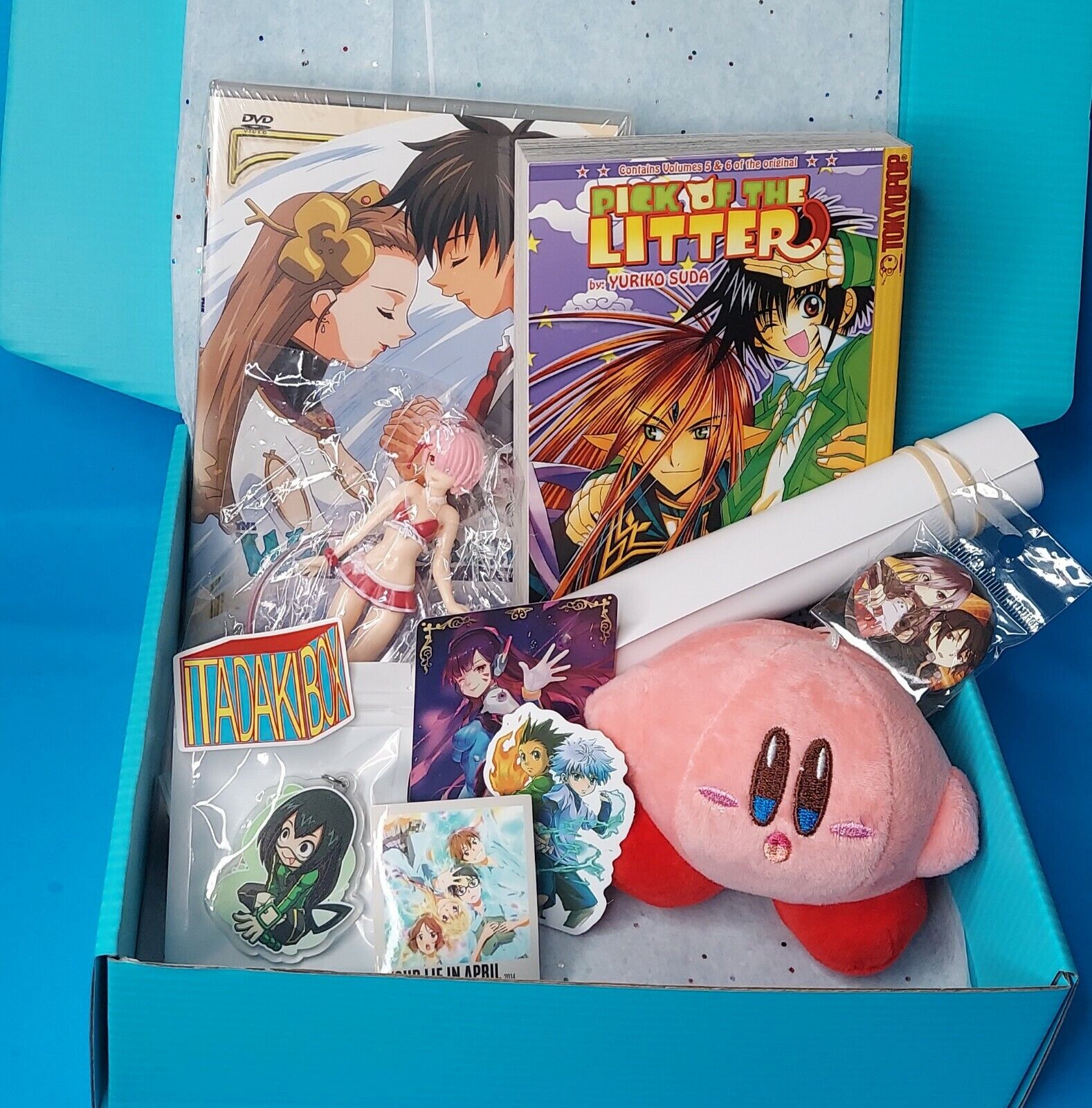Mystery Anime Manga &  Merch Loot Box | BNH • Pokémon • Naruto • AOT • HXH 