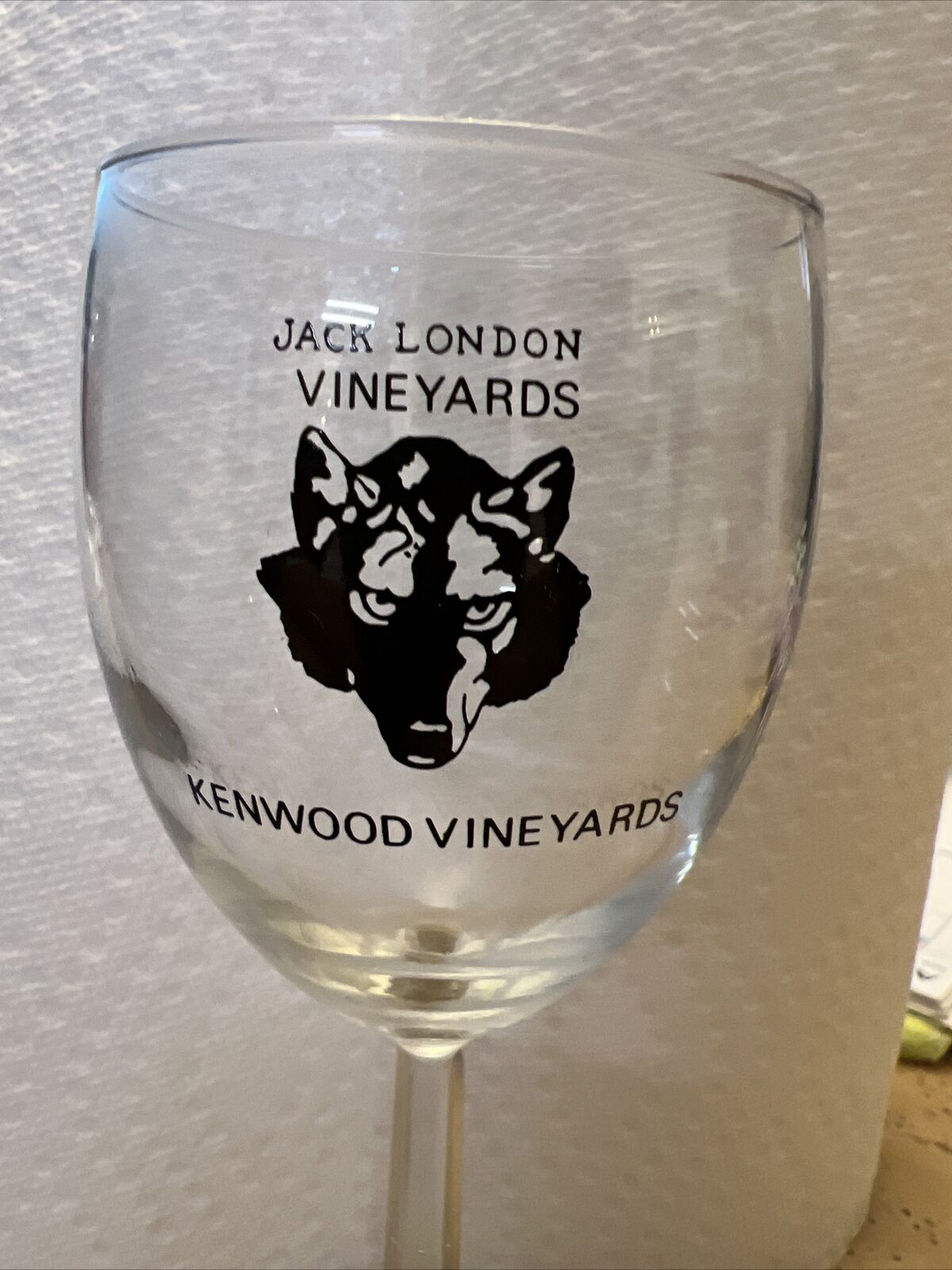 Vintage Jack London Kenwood Vinyards Wine Glass