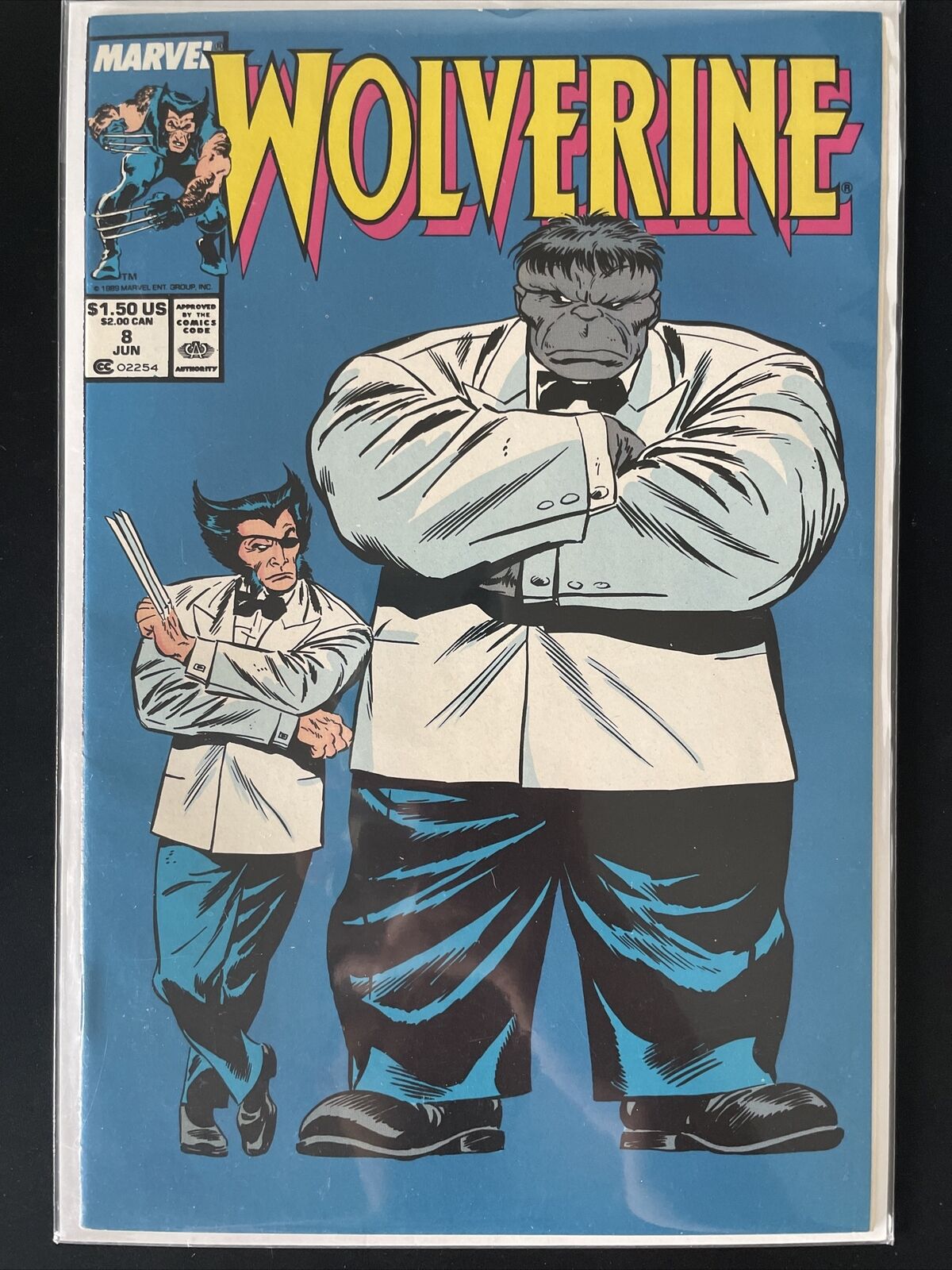 Wolverine #8 (Marvel) Wolverine & Hulk cover